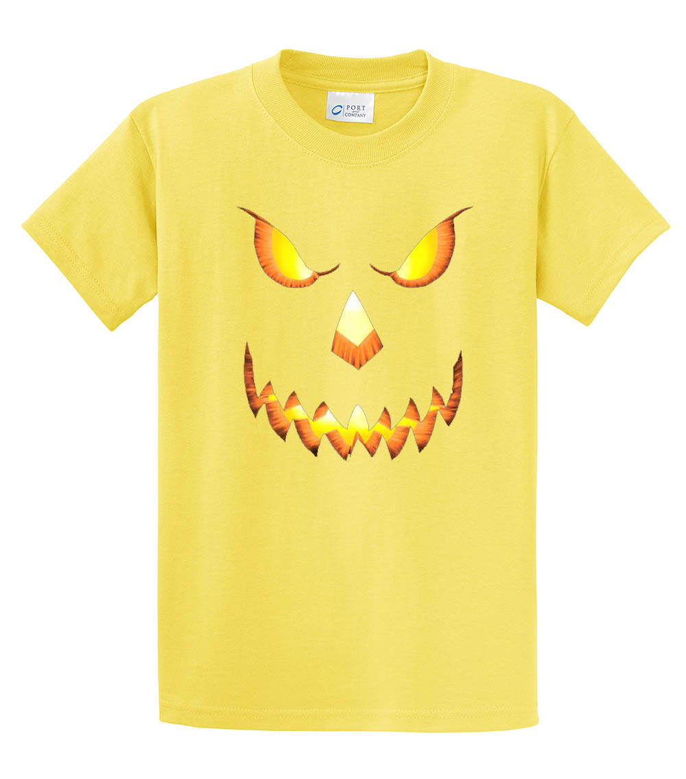 Halloween Scary Pumpkin Face Jack-o-lantern Trick-or-Treating Spooky Men's - Picture 151 of 156