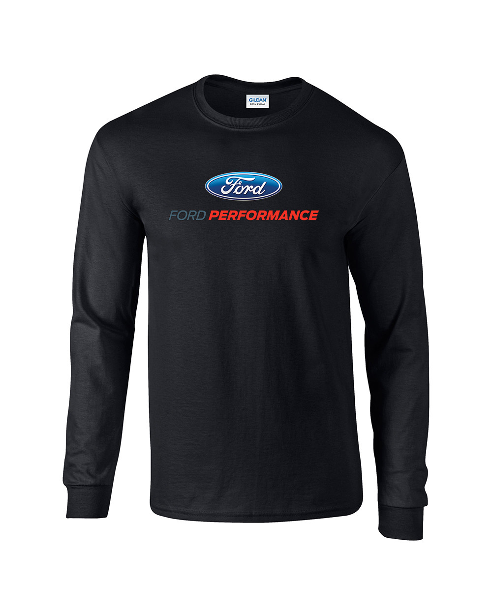 Trenz Shirt Company Ford Performance Long Sleeve Ford Car Tee Shirt Black - Picture 7 of 21