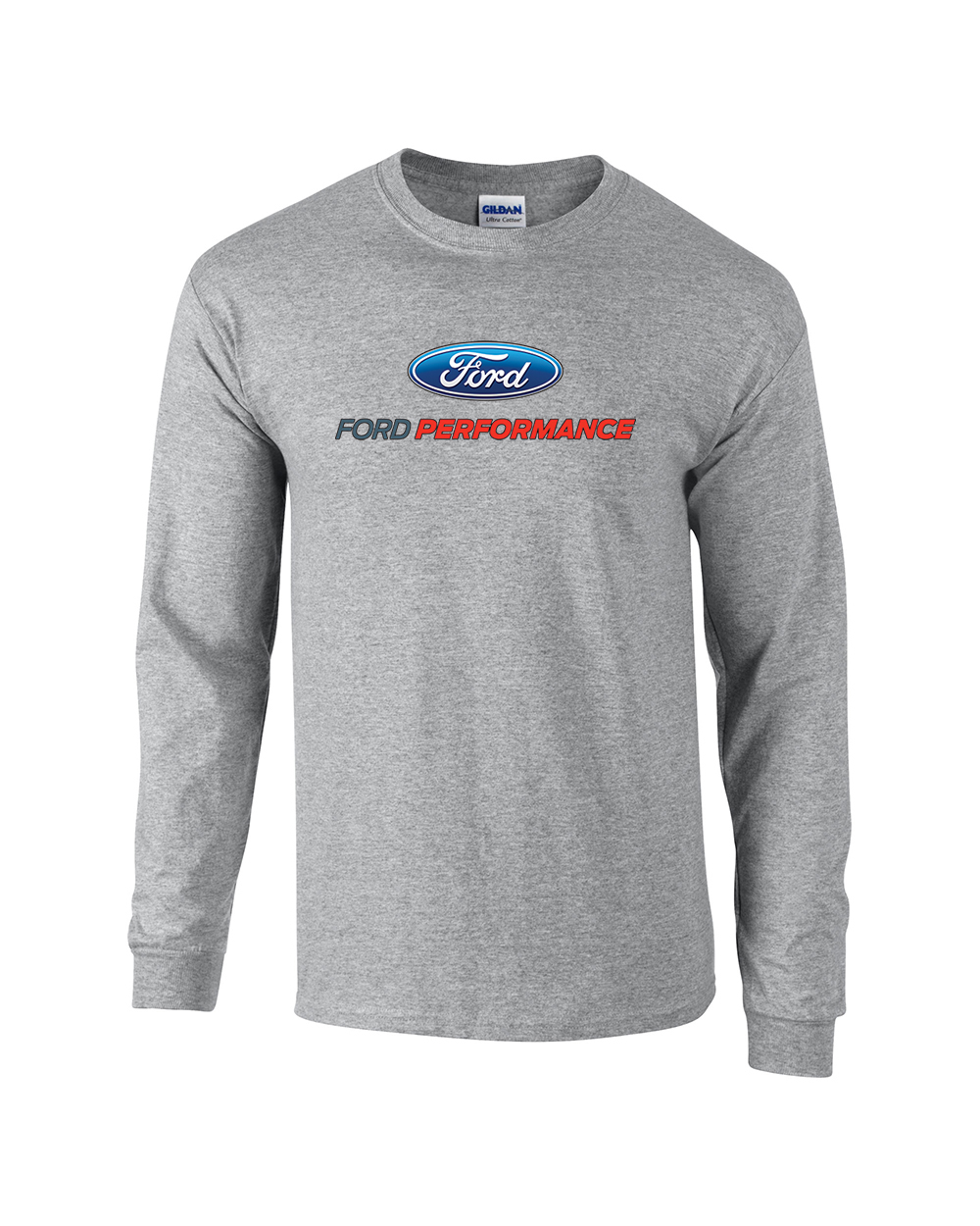 Trenz Shirt Company Ford Performance Long Sleeve Ford Car Tee Shirt Black - Picture 19 of 21