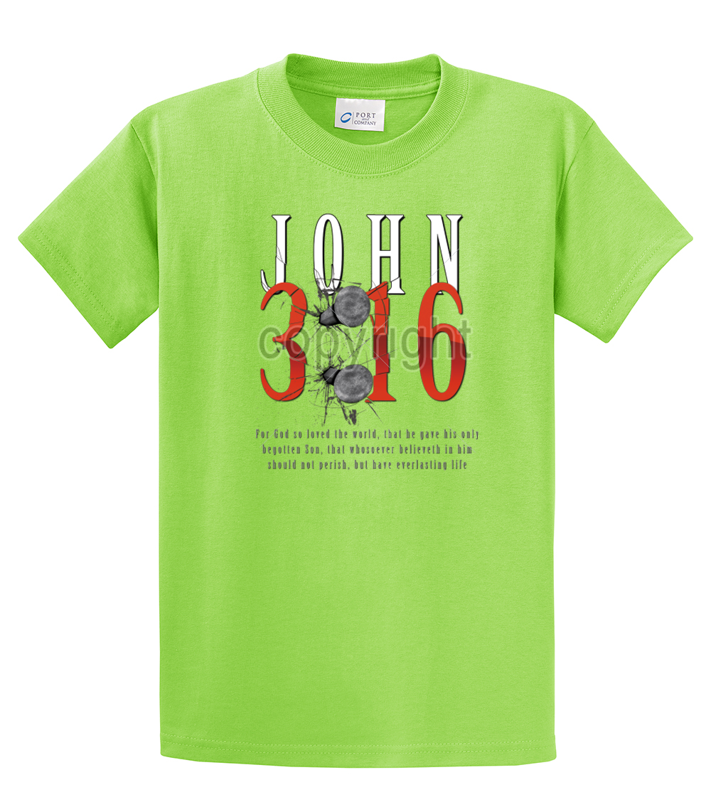 Christian John 3:16 with Nails For God So Loved the World Jesus Men's Short - Bild 31 von 71