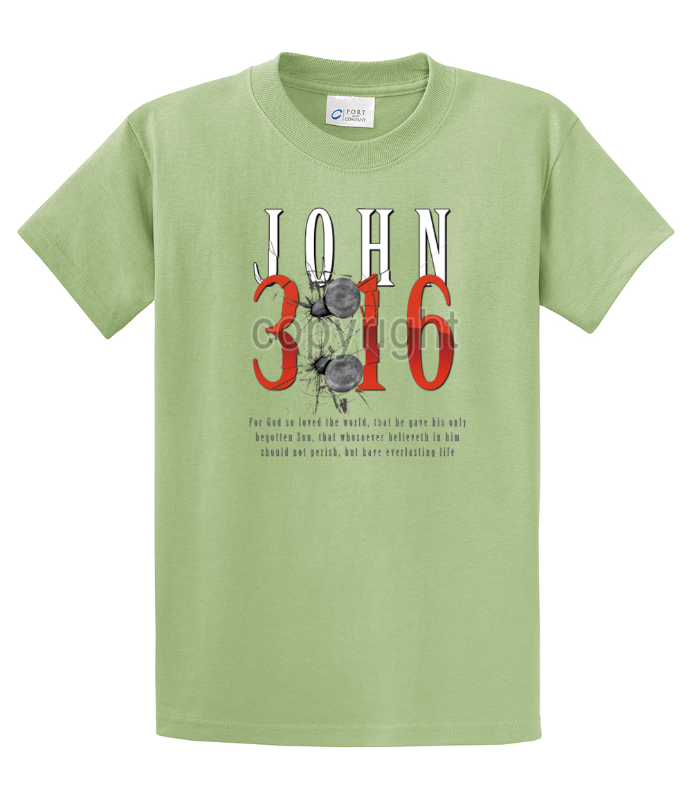 Christian John 3:16 with Nails For God So Loved the World Jesus Men's Short - Bild 51 von 71