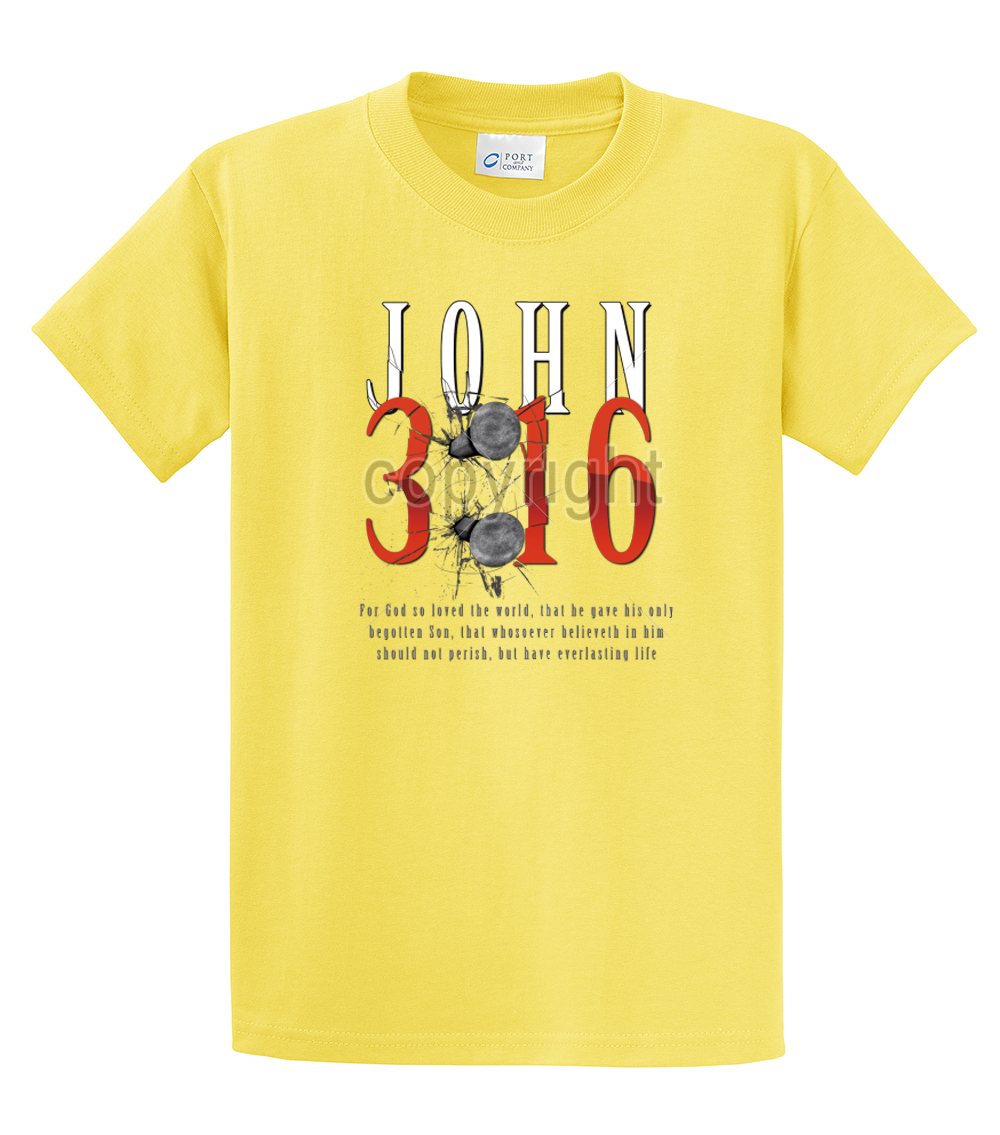 Christian John 3:16 with Nails For God So Loved the World Jesus Men's Short - Bild 68 von 71