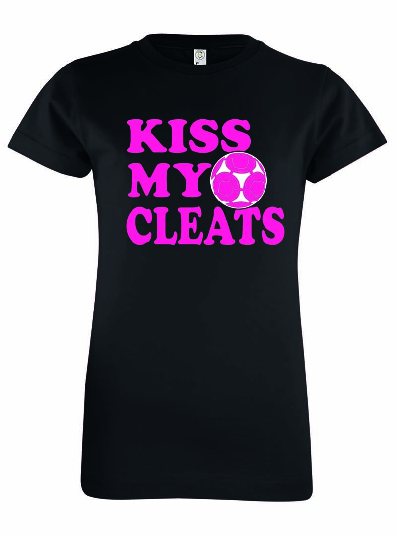 Girls Soccer Kiss My Cleats Youth Kids Soccer Ball Sports Team Athletic Short - Picture 10 of 31