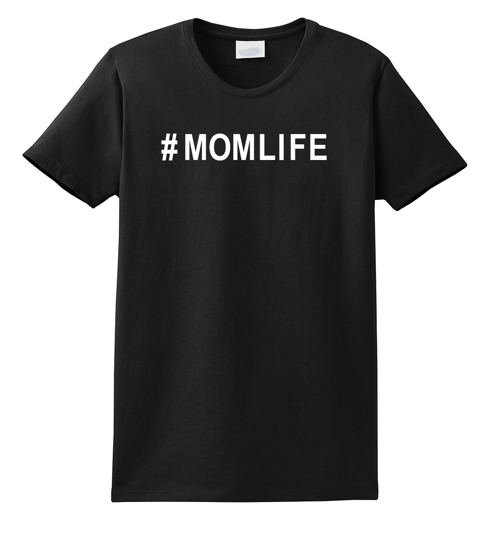 #Momlife Funny Ladies Adult Tee Shirt Lightgrey - Bild 7 von 39
