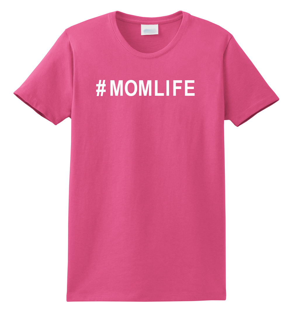 #Momlife Funny Ladies Adult Tee Shirt Lightgrey - Bild 13 von 39