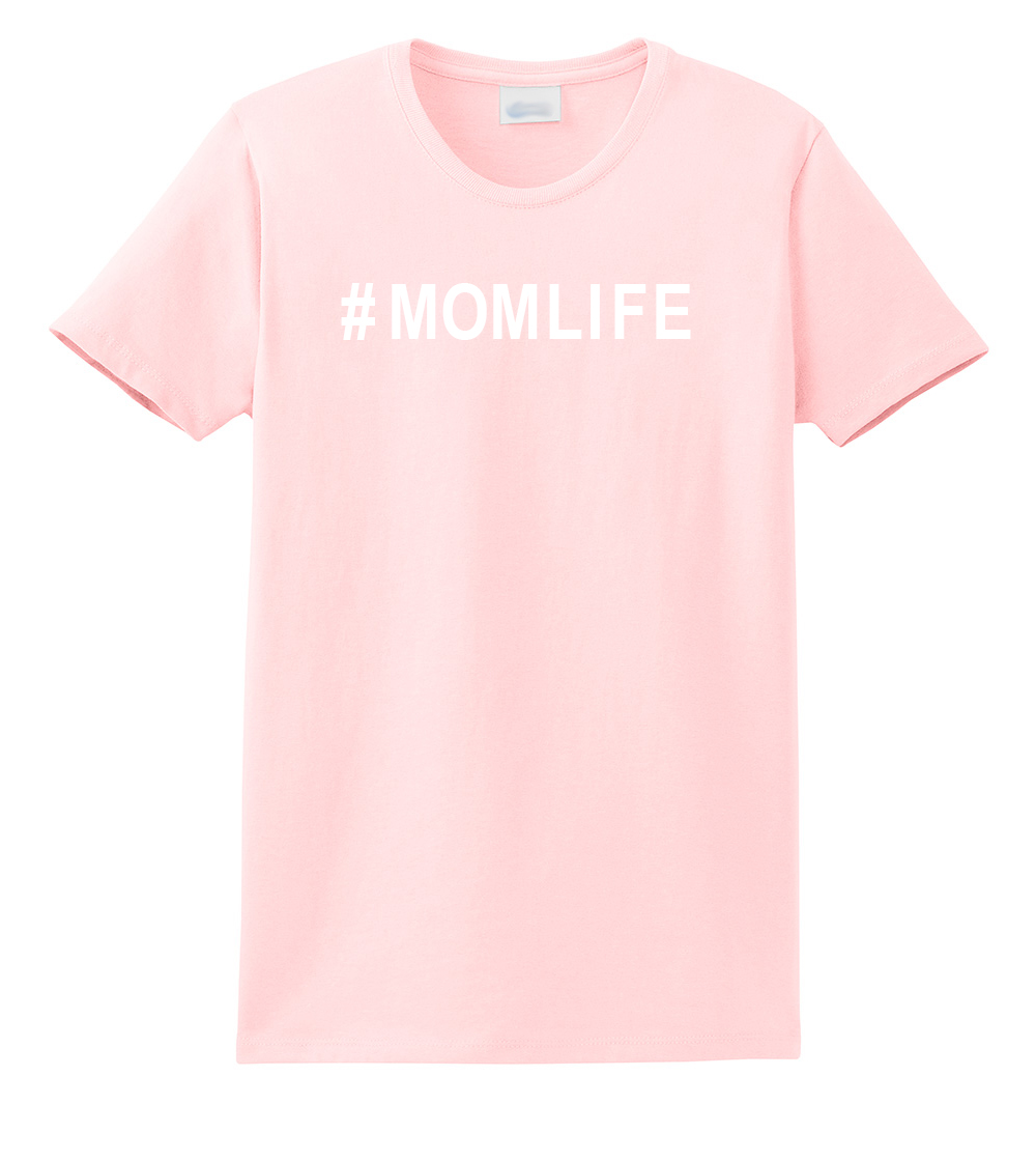 #Momlife Funny Ladies Adult Tee Shirt Lightgrey - Bild 22 von 39