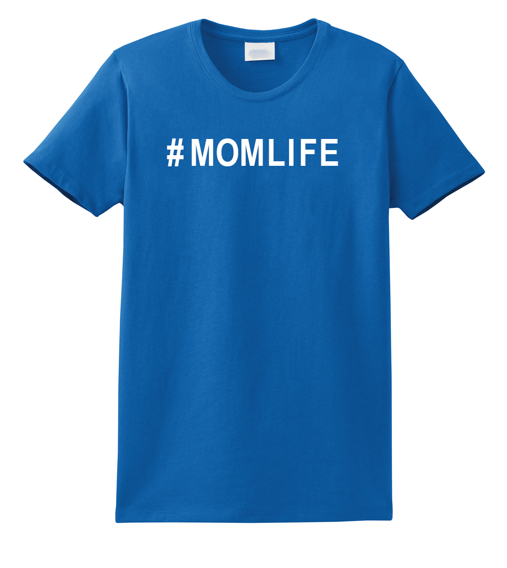 #Momlife Funny Ladies Adult Tee Shirt Lightgrey - Bild 37 von 39