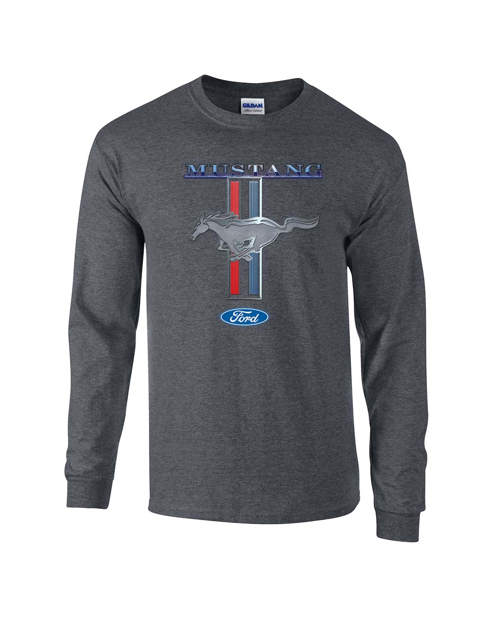 Camiseta para hombre Ford Mustang pony & rayas Ford Motors camión coche manga larga - Imagen 13 de 33