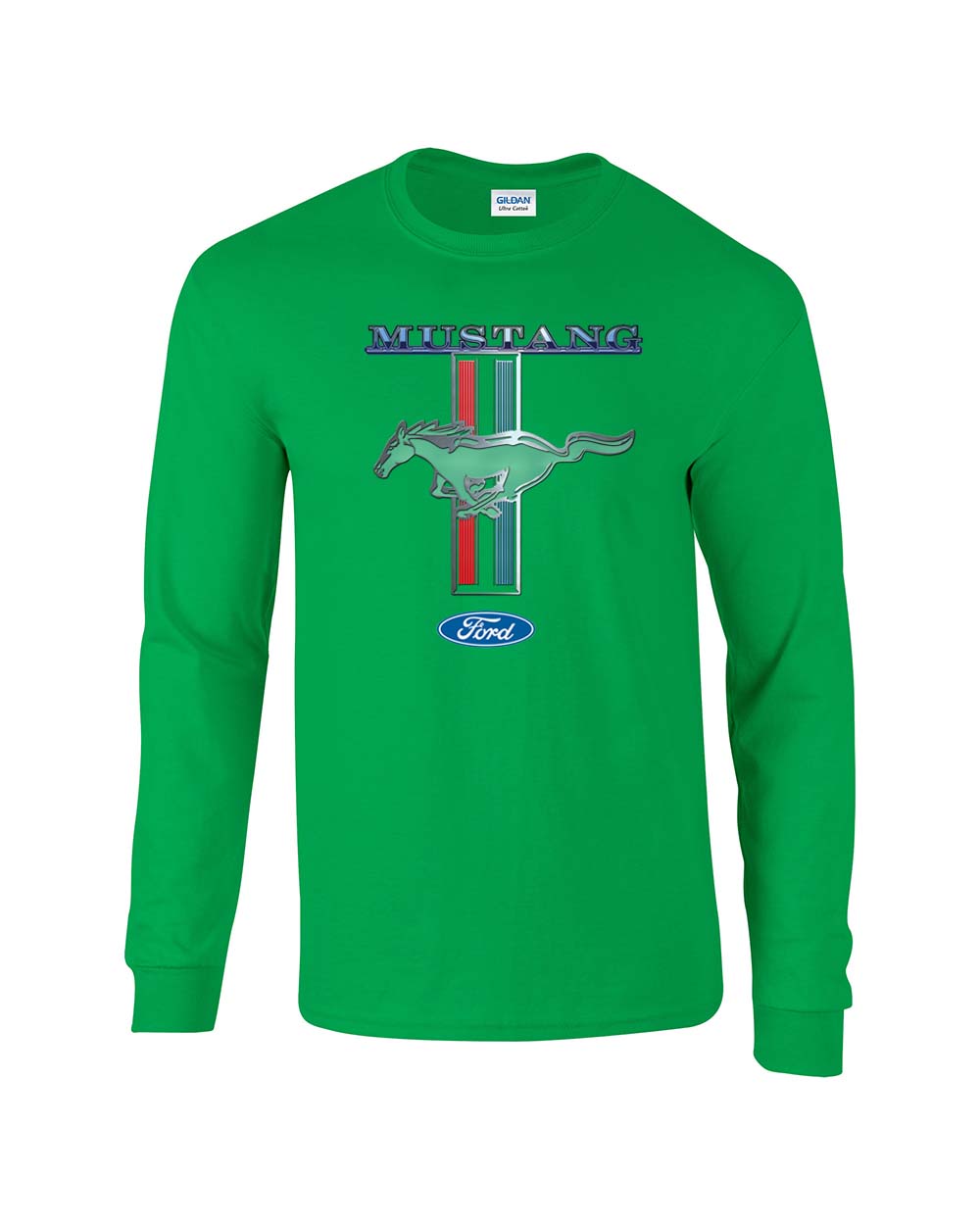 Camiseta para hombre Ford Mustang pony & rayas Ford Motors camión coche manga larga - Imagen 16 de 33