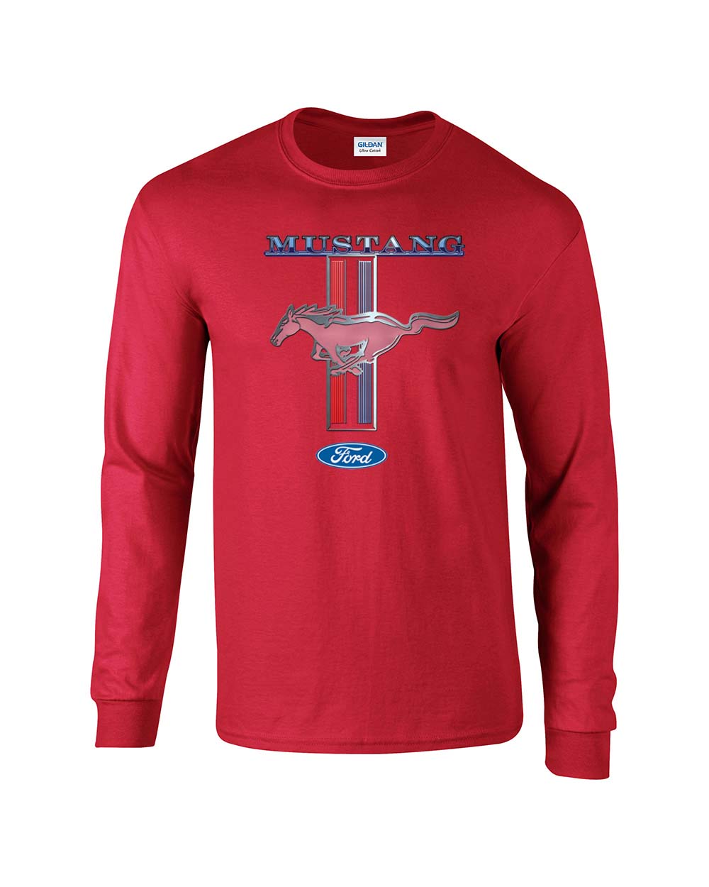 Camiseta para hombre Ford Mustang pony & rayas Ford Motors camión coche manga larga - Imagen 25 de 33