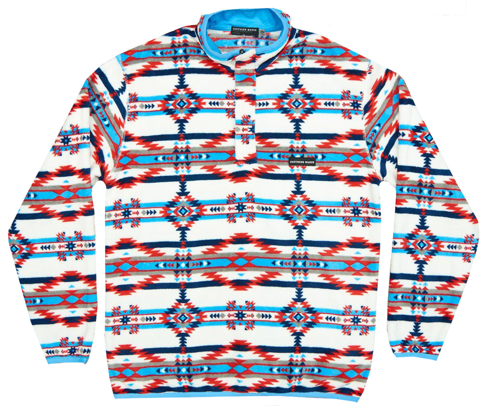 southern marsh harbuck fleece pullover