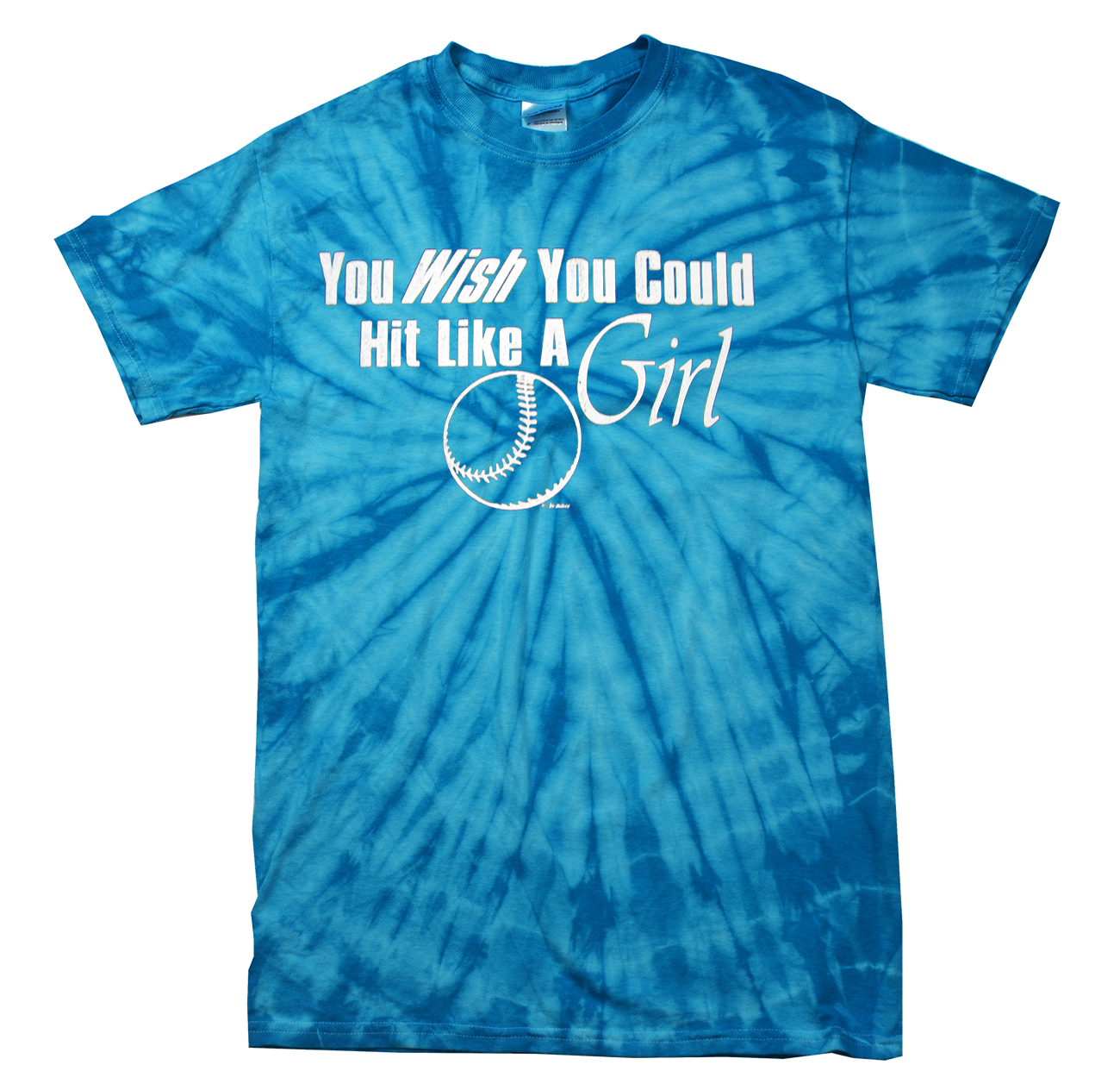 Softball Short Sleeve T-shirt Wish You Could Hit Like A Girl Funny Girls Fast - Picture 14 of 90