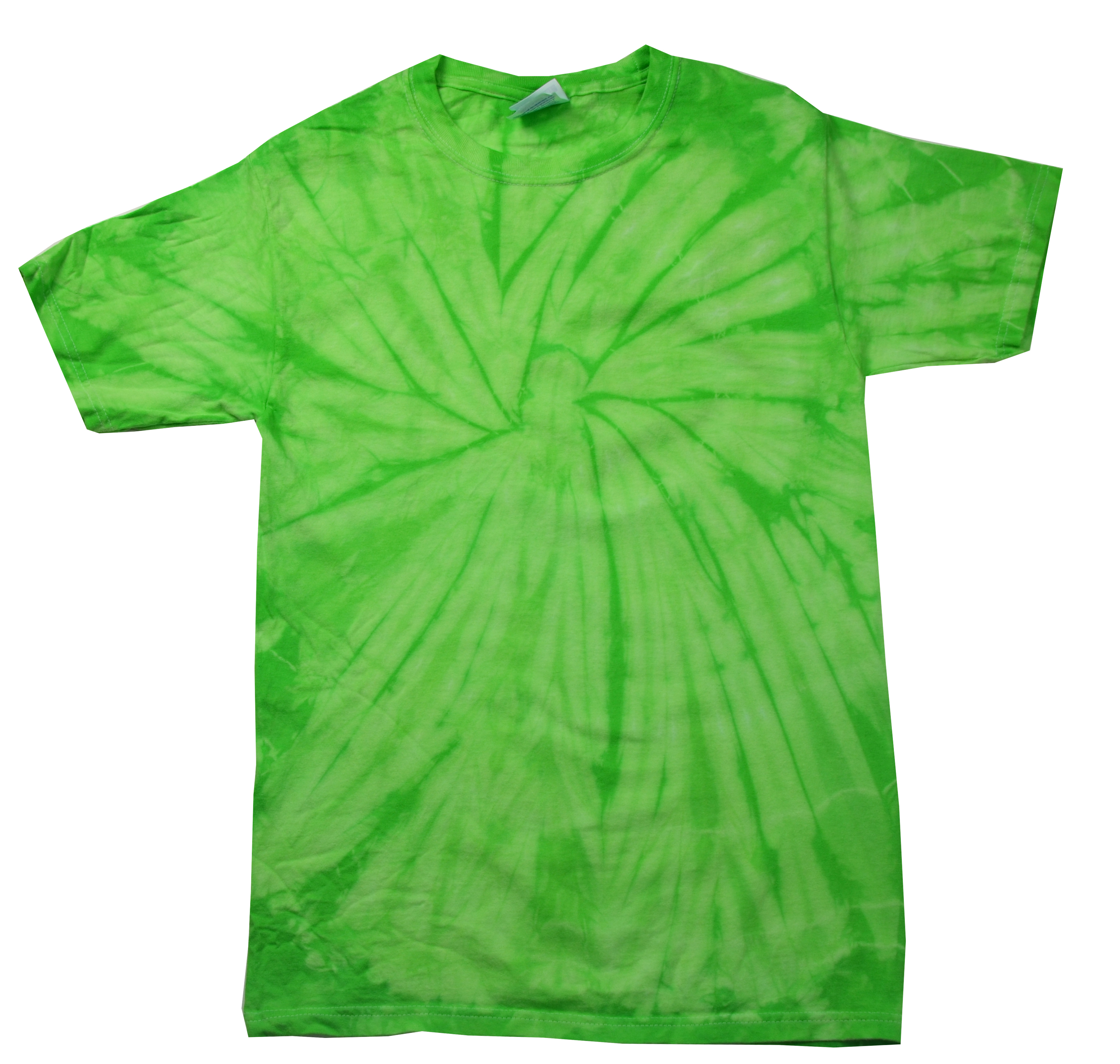 Tie Dyes Men's Tie Dyed Performance Tee Shirt H1000 Spider Black - Picture 14 of 24