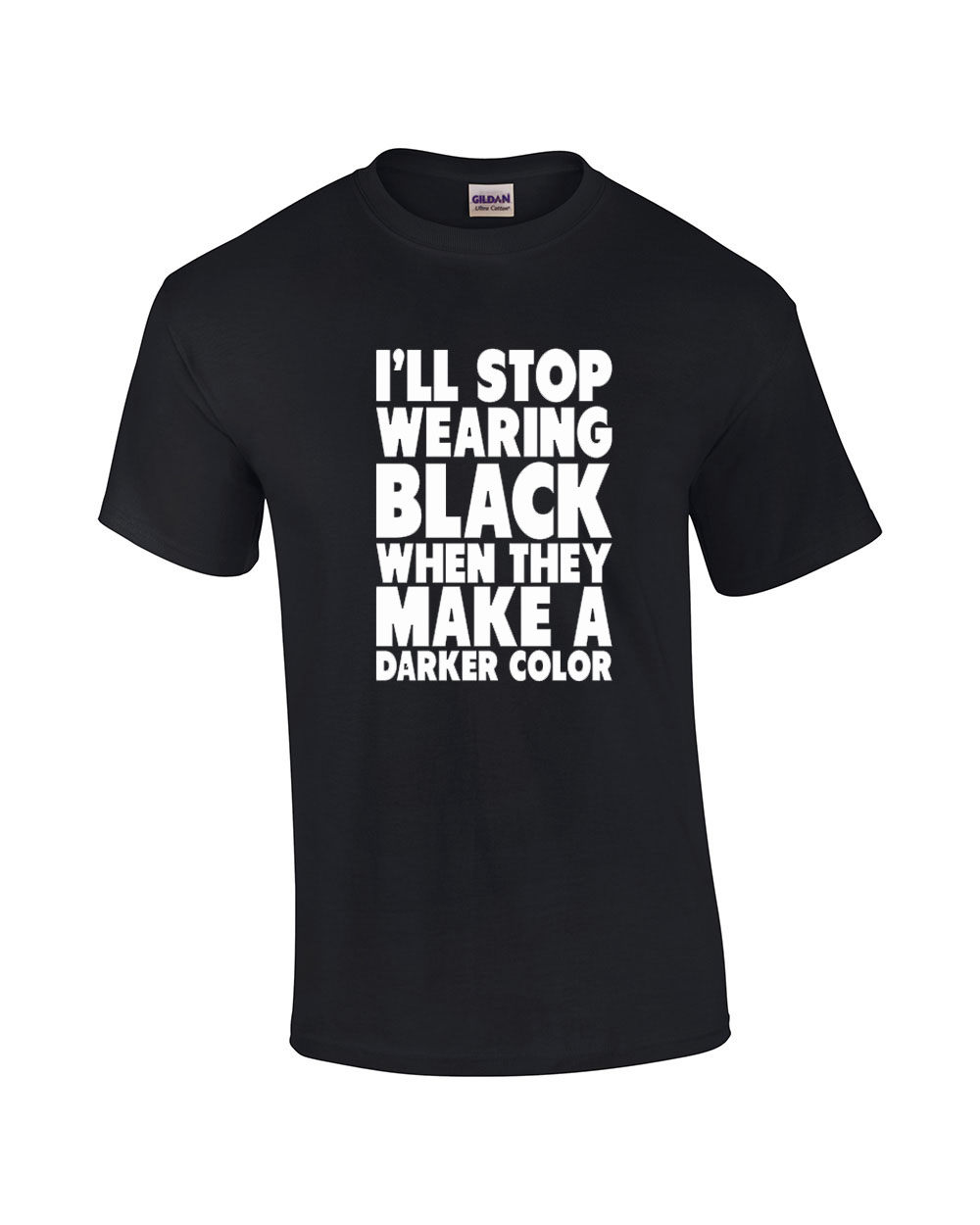 Camiseta Stop Wearing Negra Cuando Hacen Color Más Oscuro Divertida Negra - Imagen 7 de 39