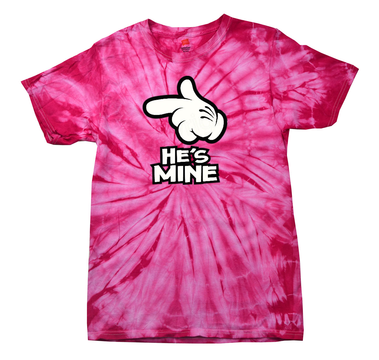 He's Mine with Finger Pointing Tee Shirt Black - Picture 39 of 53