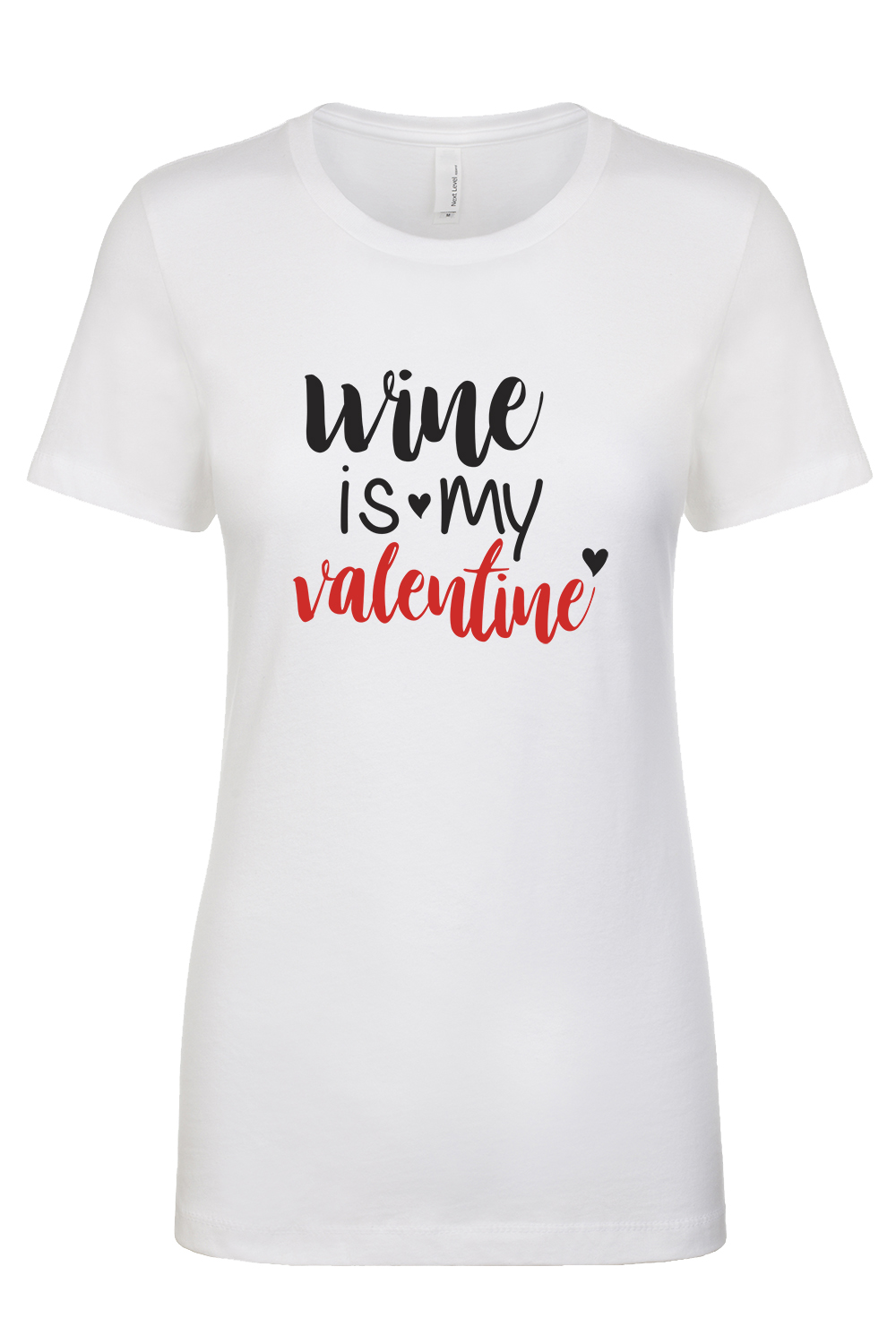 Trenz Shirt Company Funny Wine is My Valentine Ladies Slim Fit Short Sleeve - Bild 7 von 21