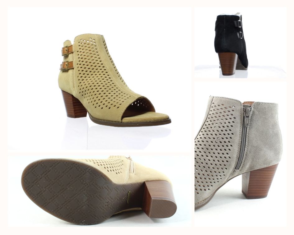 vionic open toe bootie