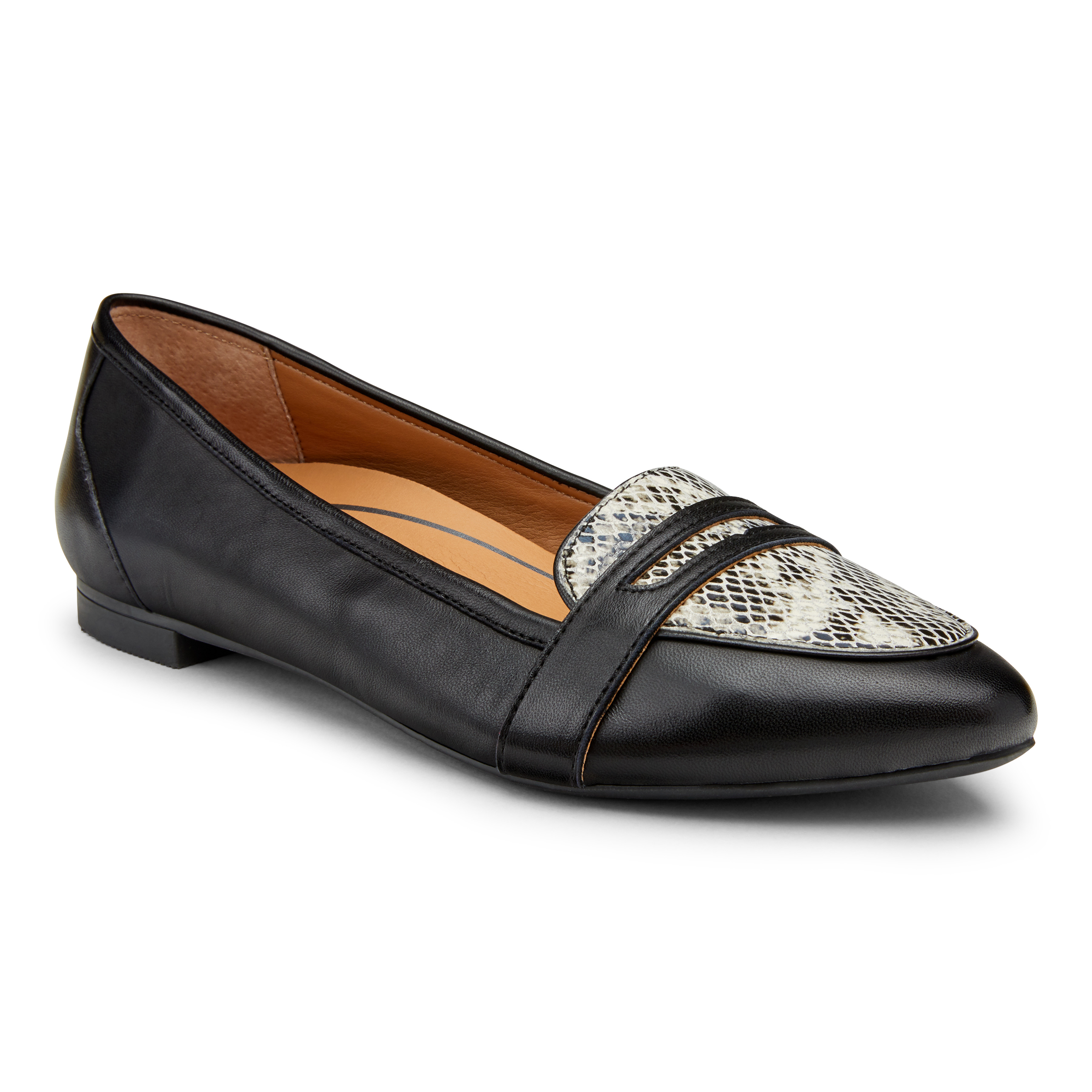 Vionic Womens Gem Savannah Snake White 