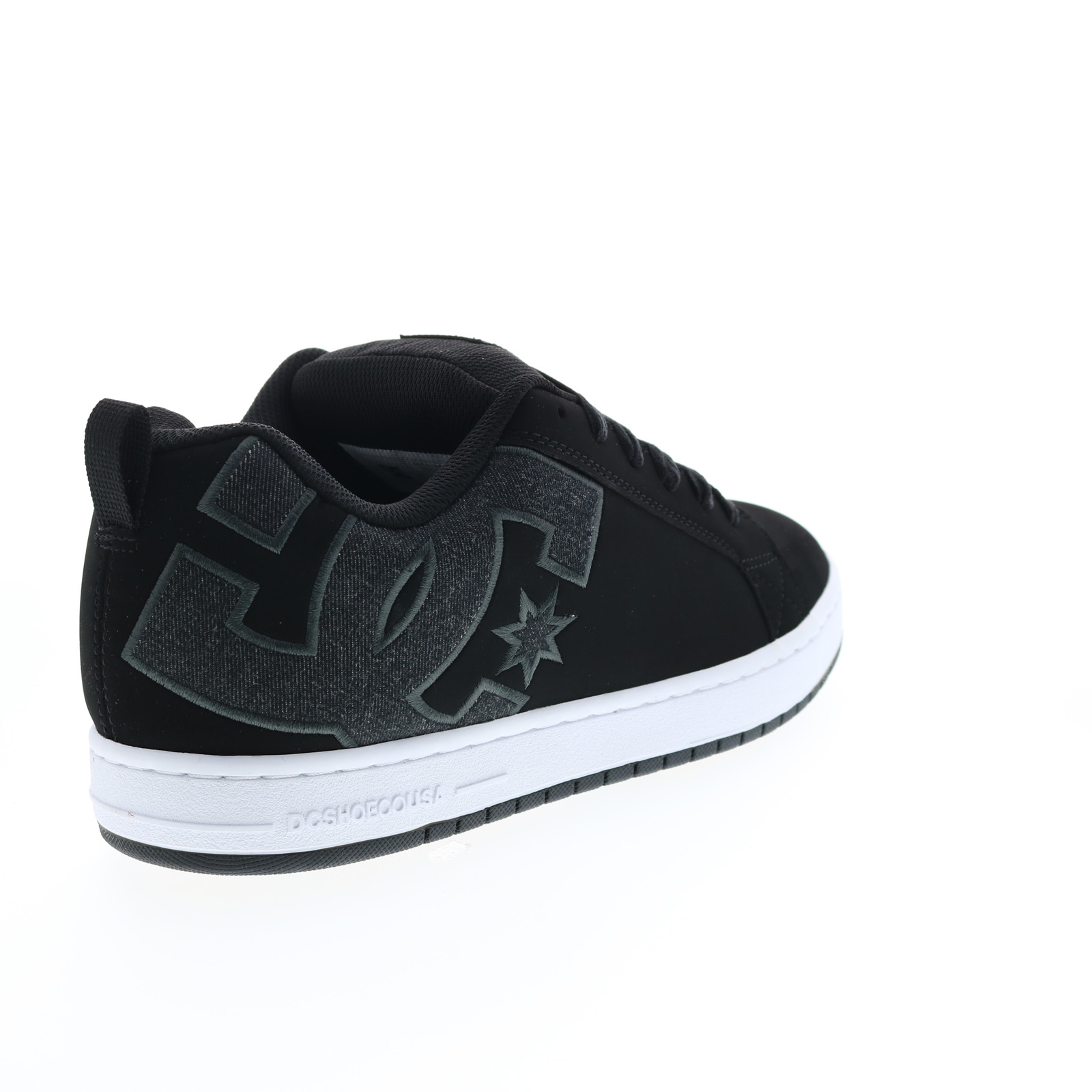 DC Court Graffik 300529-BDM Mens Black Nubuck Skate Inspired Sneakers Shoes