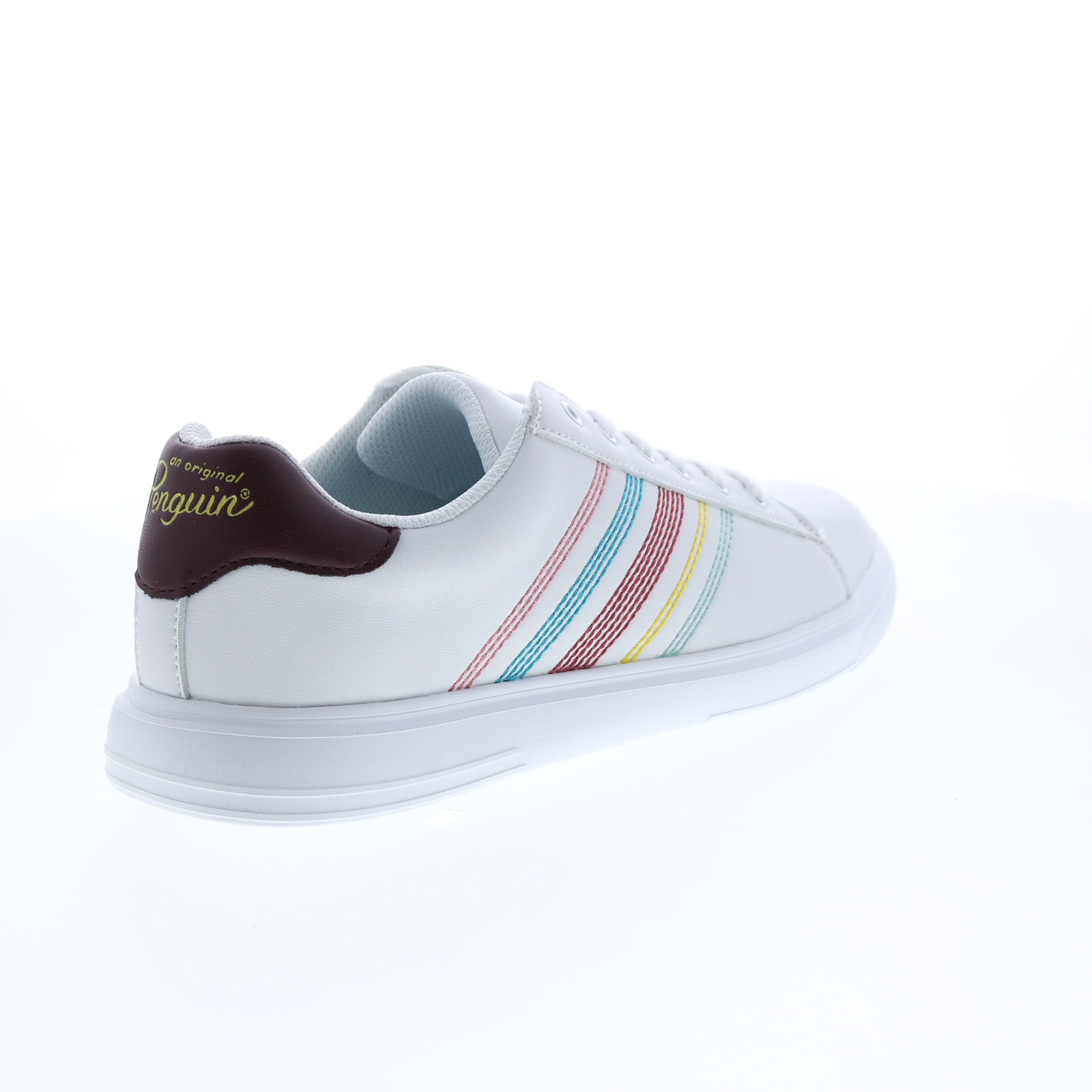 Original Penguin Bryant Band Stripe PGS22006 Mens White Lifestyle Sneakers Shoes
