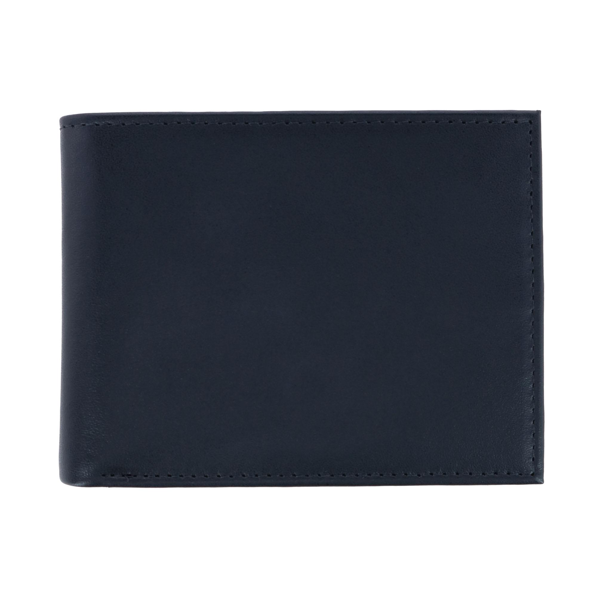 Trafalgar Sergio Genuine Leather RFID Bi-Fold Passcase Wallet - Black one size