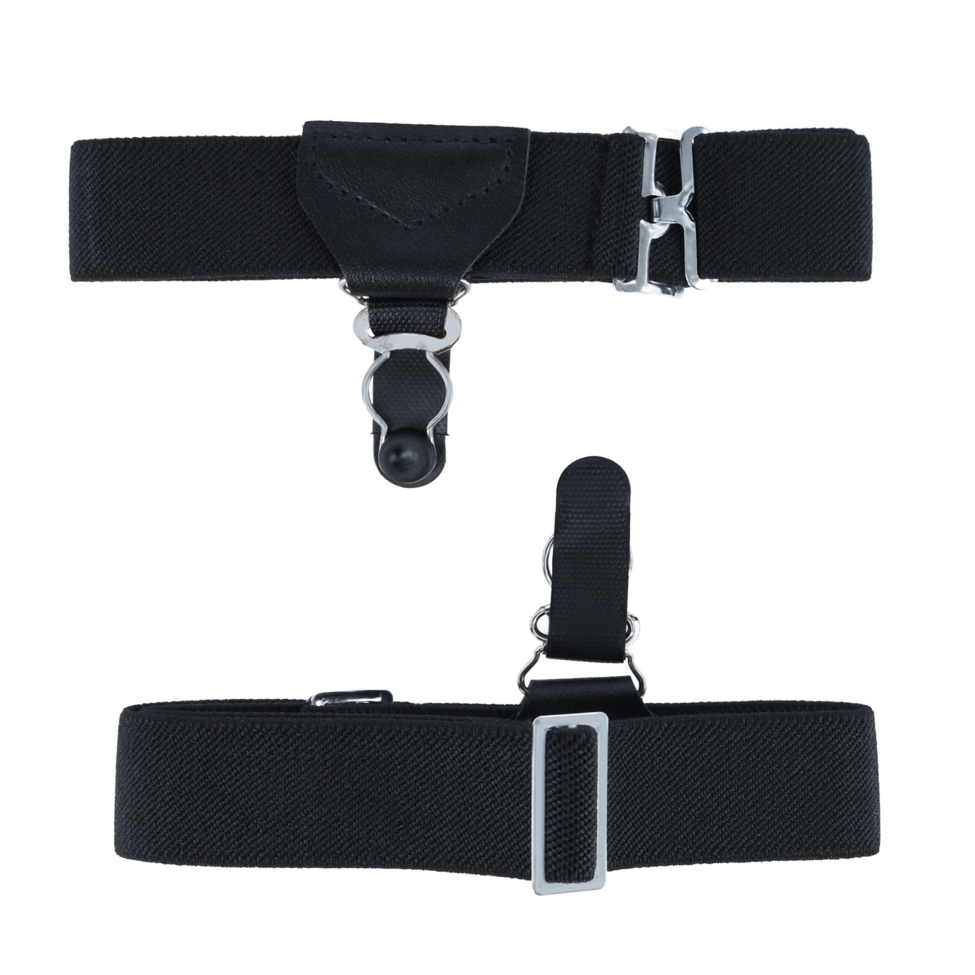 Trafalgar Sutton Single Grip Sock Garters Set of 2 - Black one size 20$