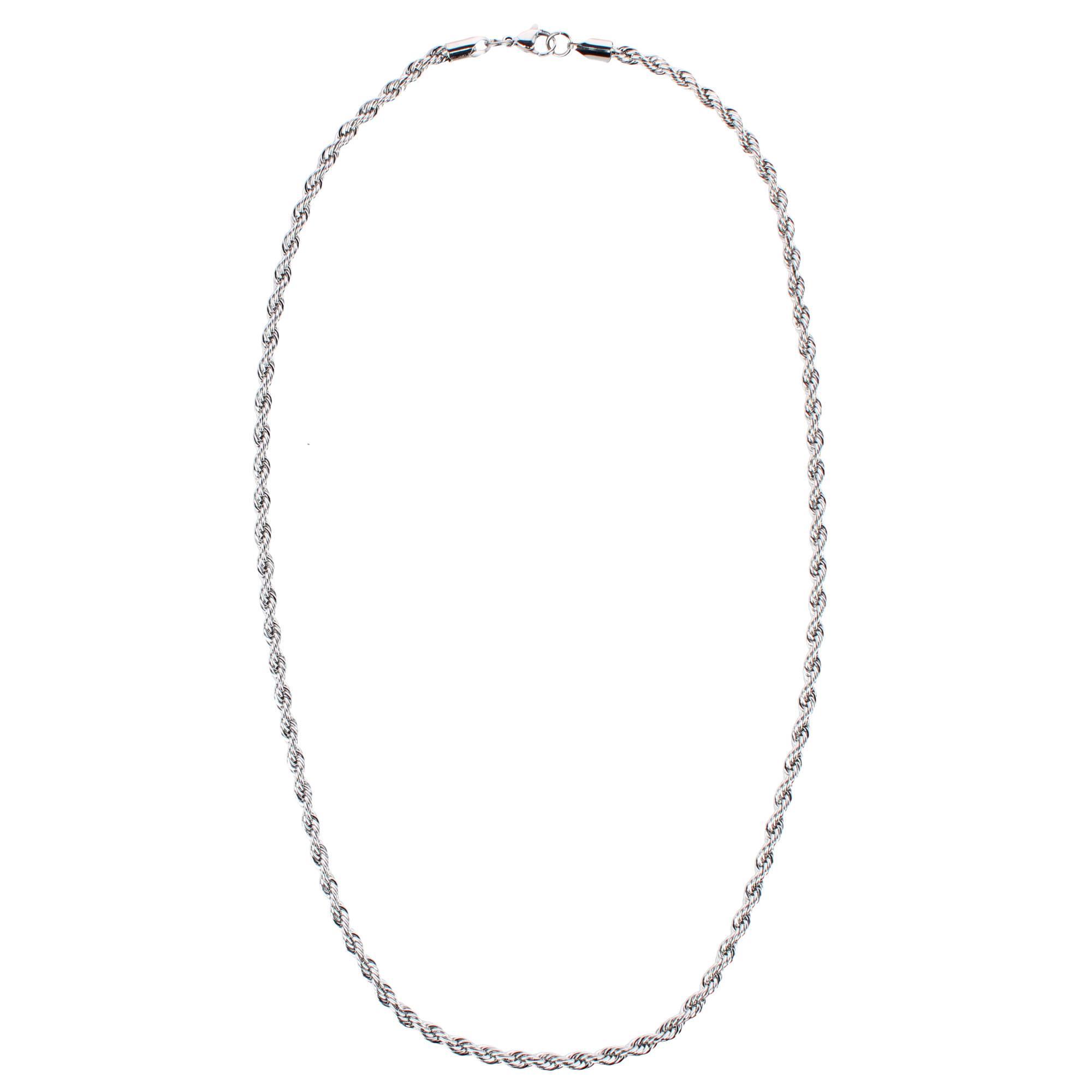 Trafalgar Barrett Braided Metal 22 Inch Long Necklace - Silver one size 60$