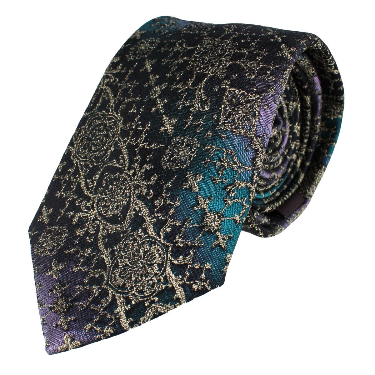 Trafalgar The Spellbound Brocade Novelty Silk Necktie - Mulitple one size