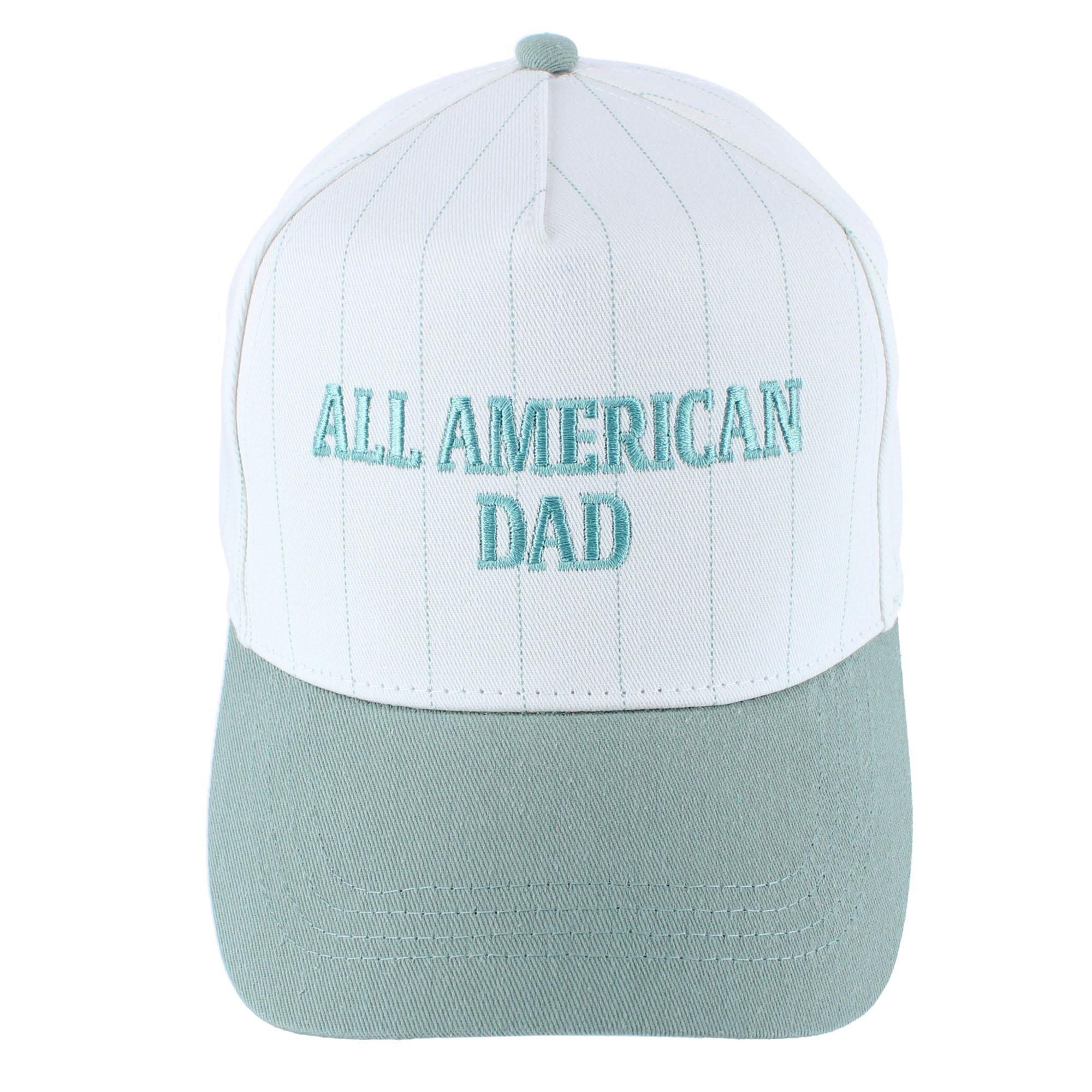 Trafalgar All American Dad Pinstripe Baseball Hat - Sage one size