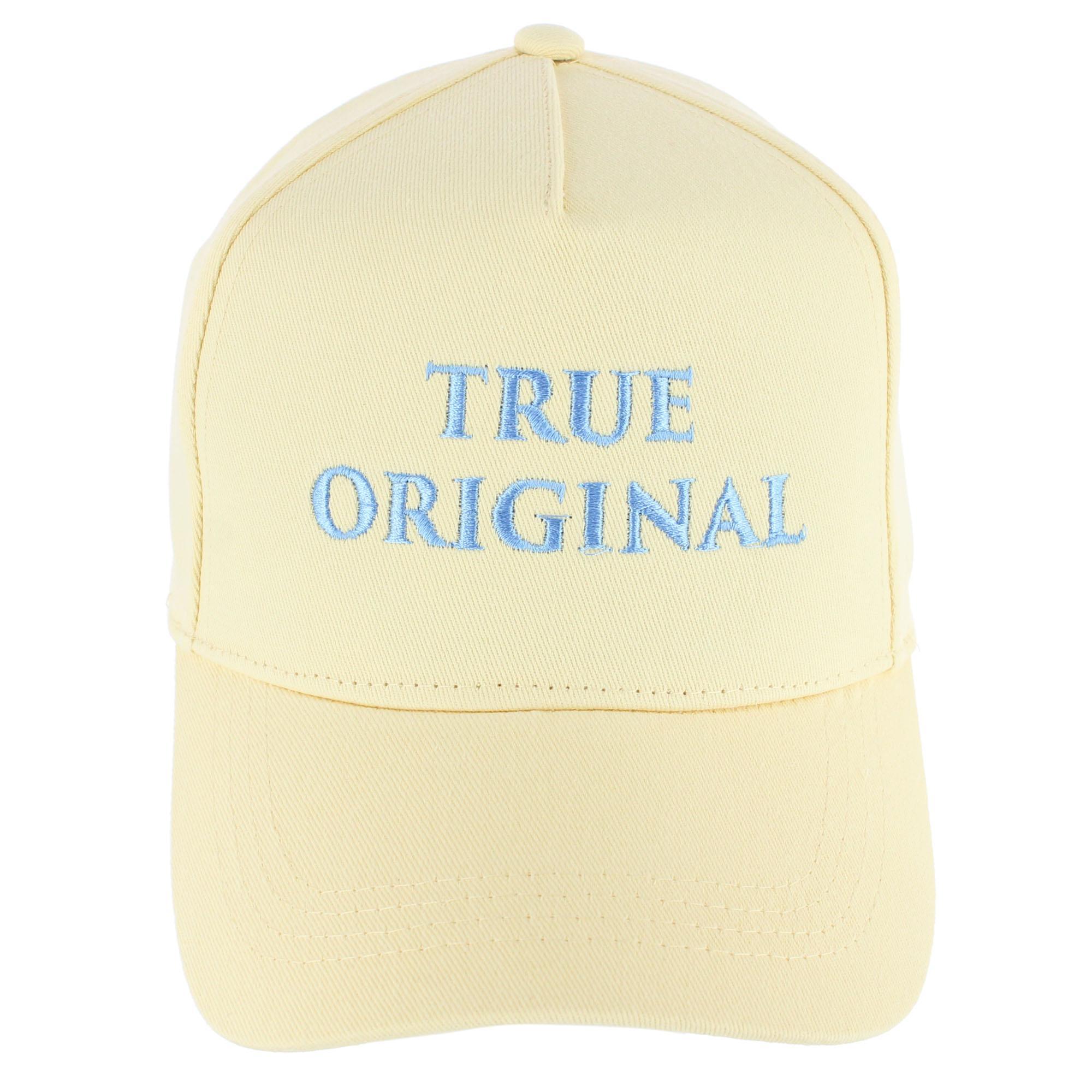 Trafalgar True Original Solid Color Baseball Hat - Lemon Yellow one size