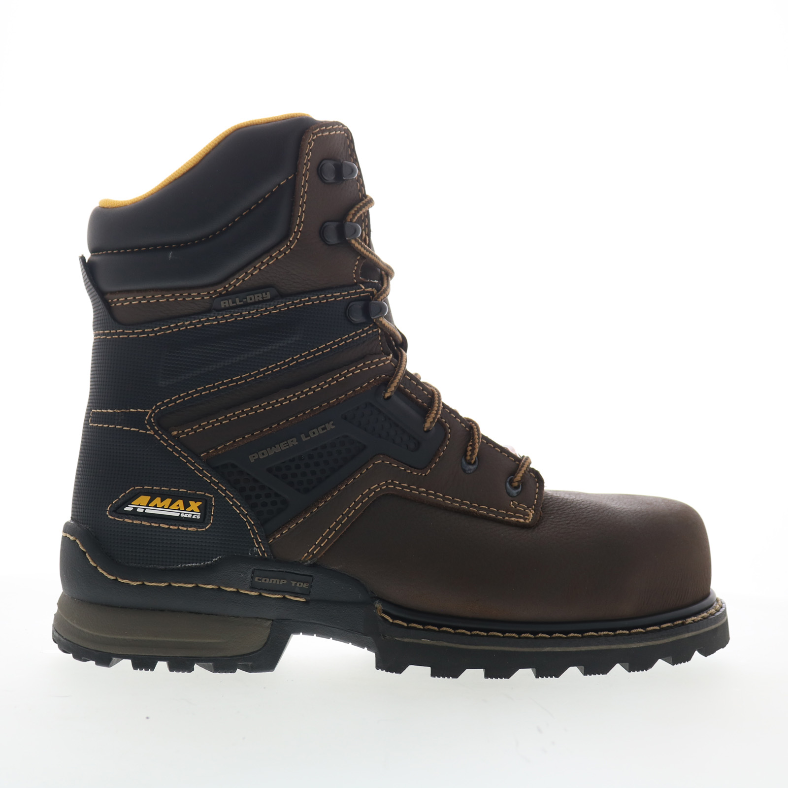 Avenger A-Max Dozer 8 - Composite Toe WP EH PR SR Mens Brown Work