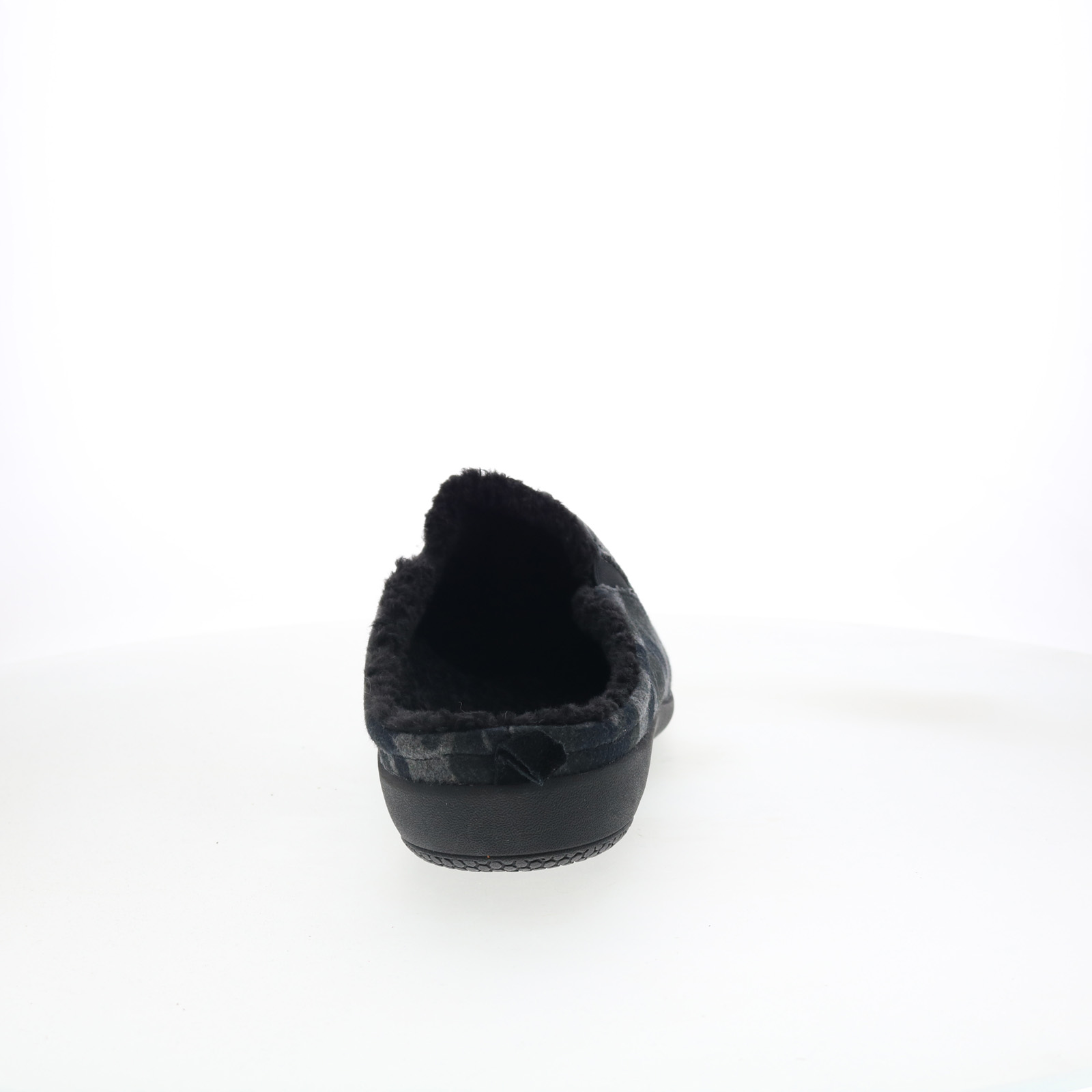 Spenco Dundee Wool SP2003BCM Mens Black Suede Slip On Clogs  display picture 3