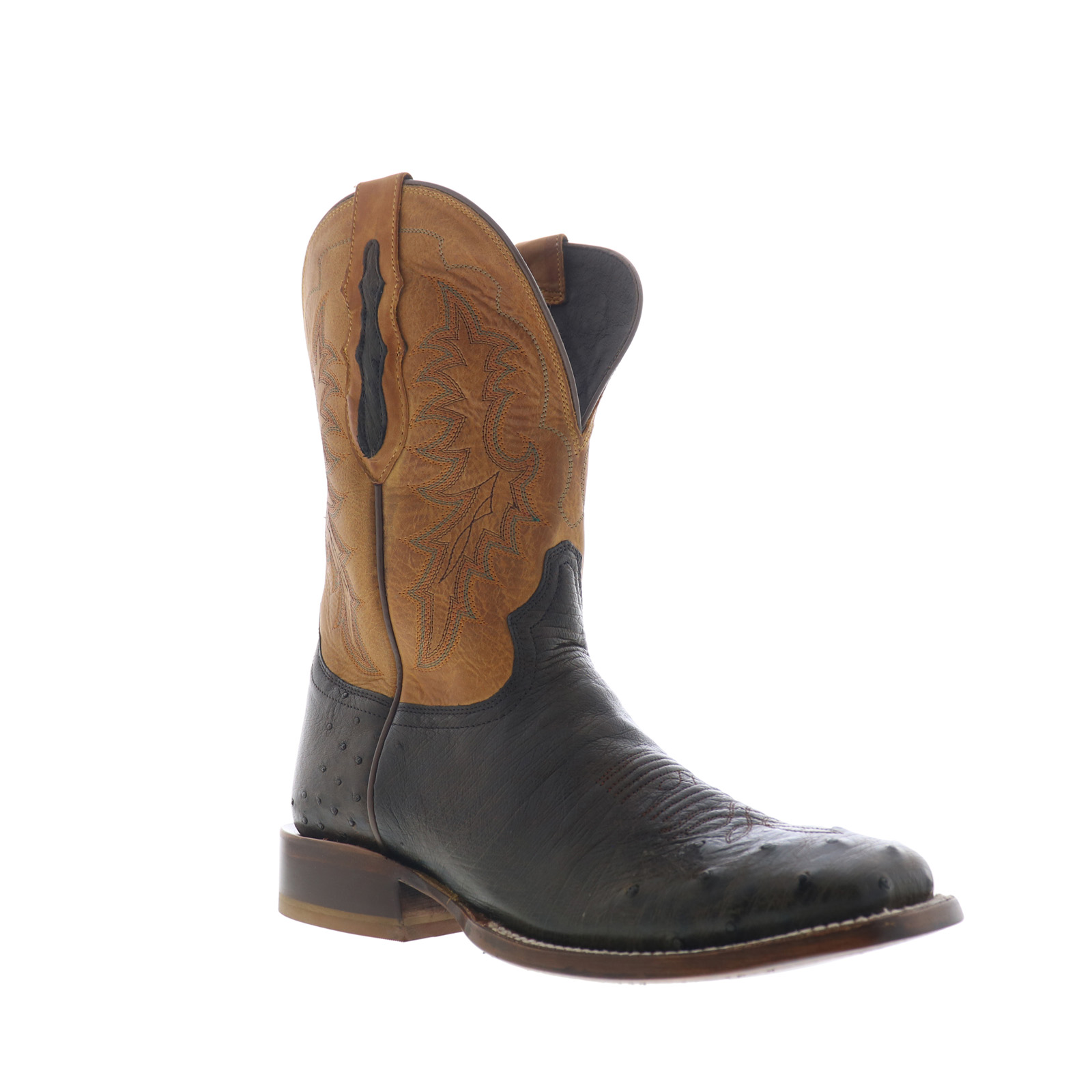 Tony Lama Rancho Smooth Ostrich TL5381 Mens Brown Cowboy Western