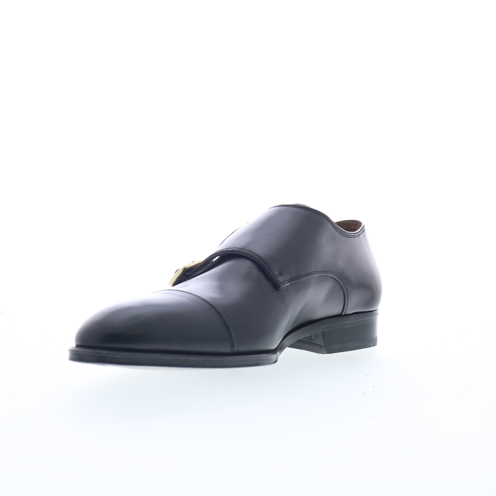 Pastori by Di Bianco Remus Mens Black Leather Loafers & Slip  display picture 1