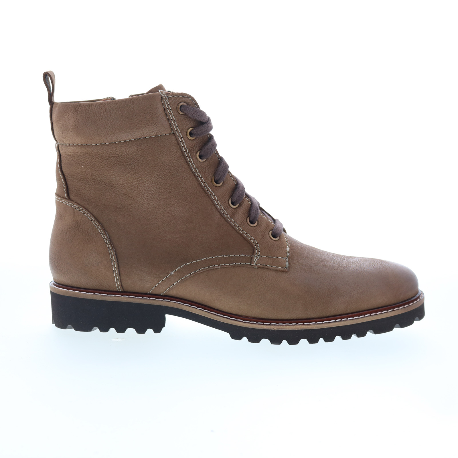 SoftWalk Icara S2310-063 Womens Brown Leather Zipper Casual Dress Boots