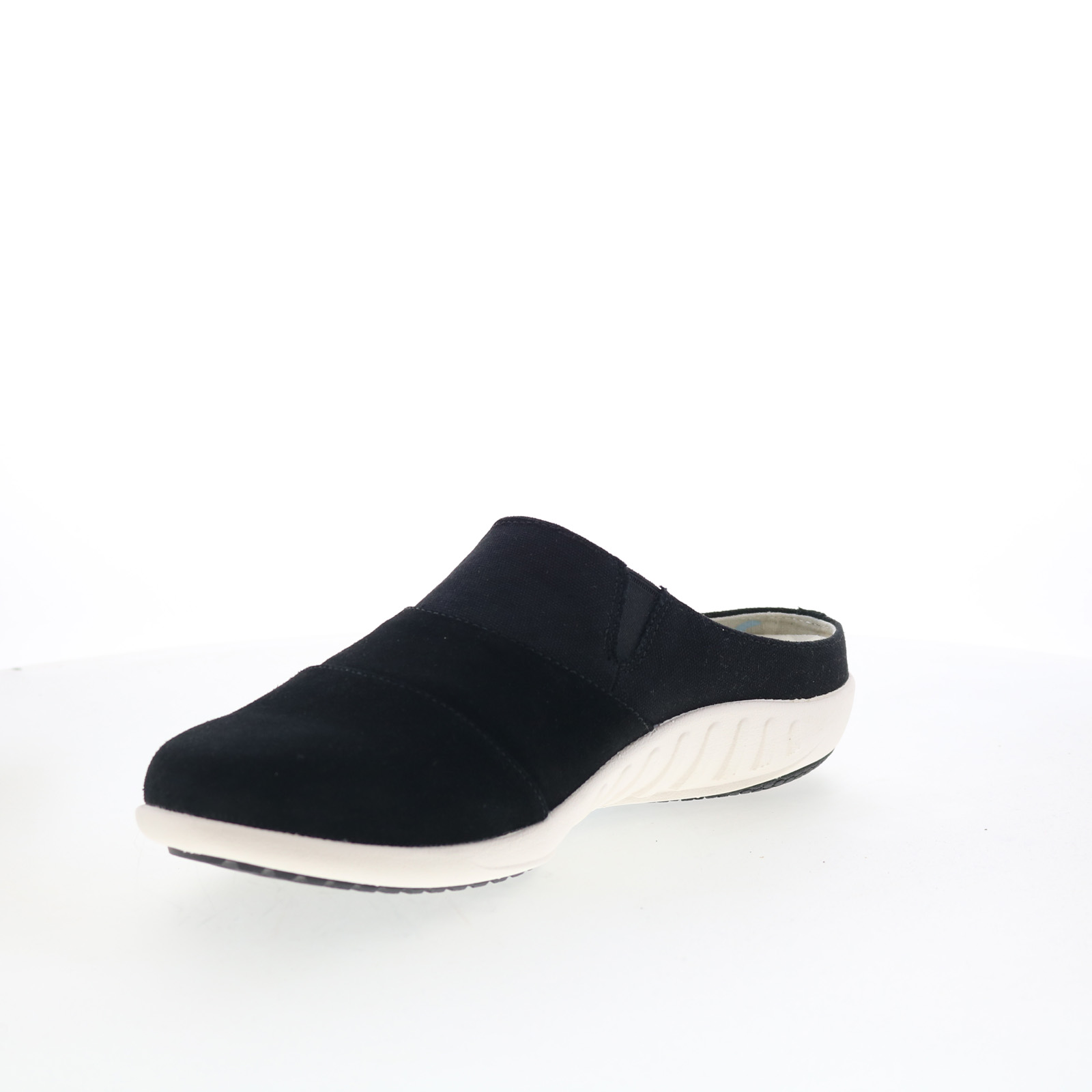Spenco Siesta Layered Bokeh SP1062BLK Womens Black Clogs  display picture 1