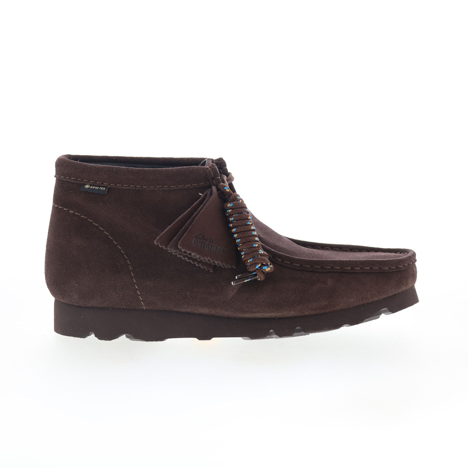 Clarks Wallabee Boot GTX 26183075 Mens Brown Suede Lace Up Chukkas