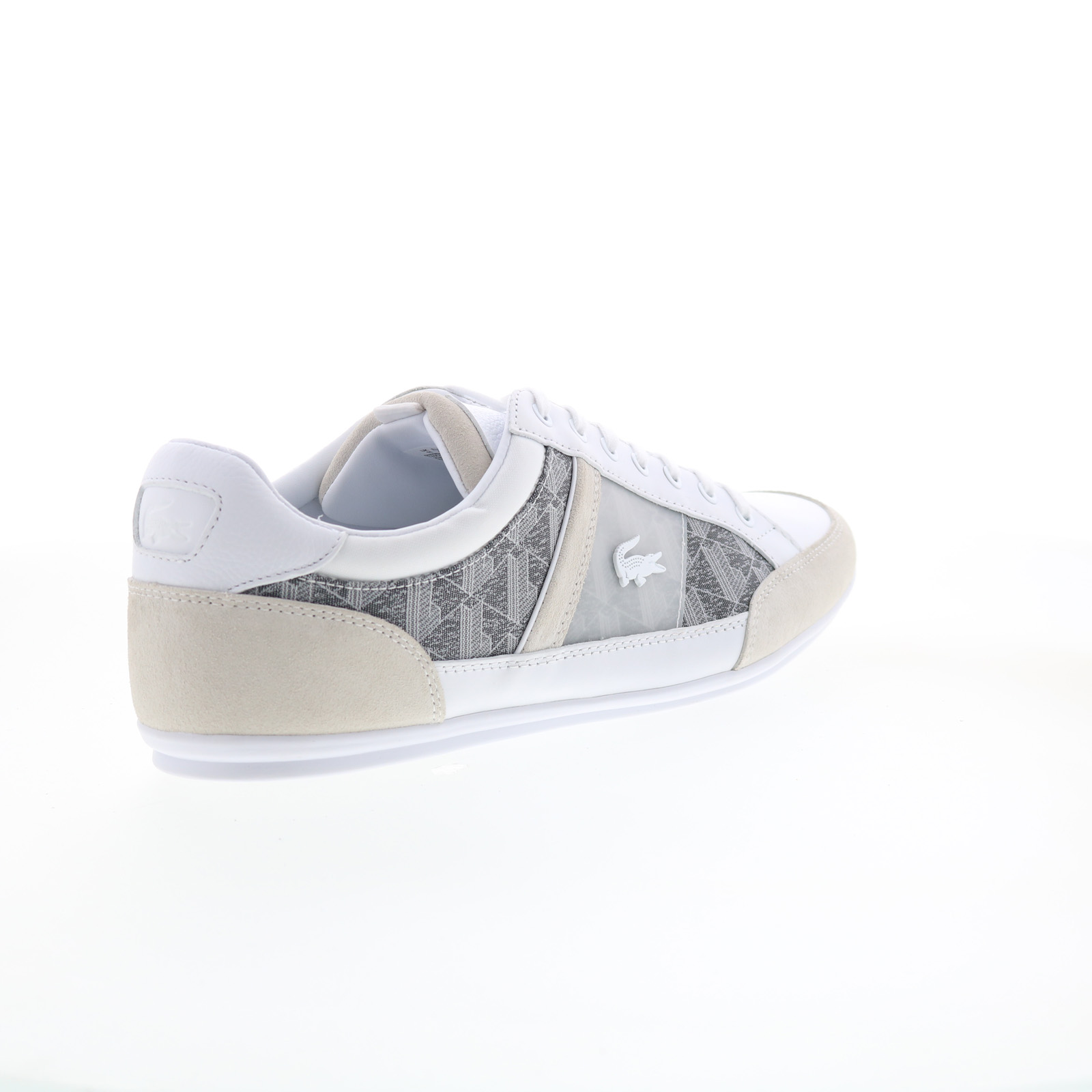 Lacoste Chaymon Jq 123 1 CMA Mens White Leather Lifestyle Sneakers Shoes