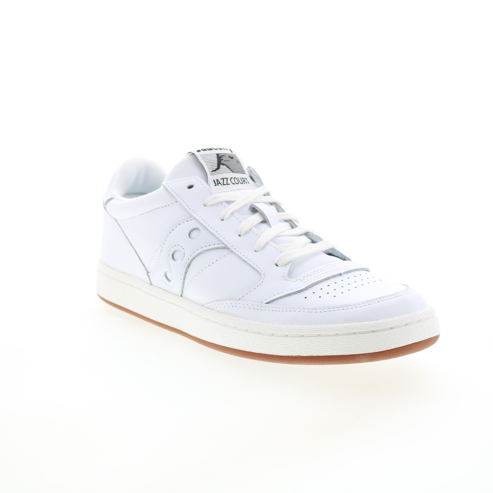 Saucony Jazz Court S70555-22 Mens White Leather Lifestyle Sneakers