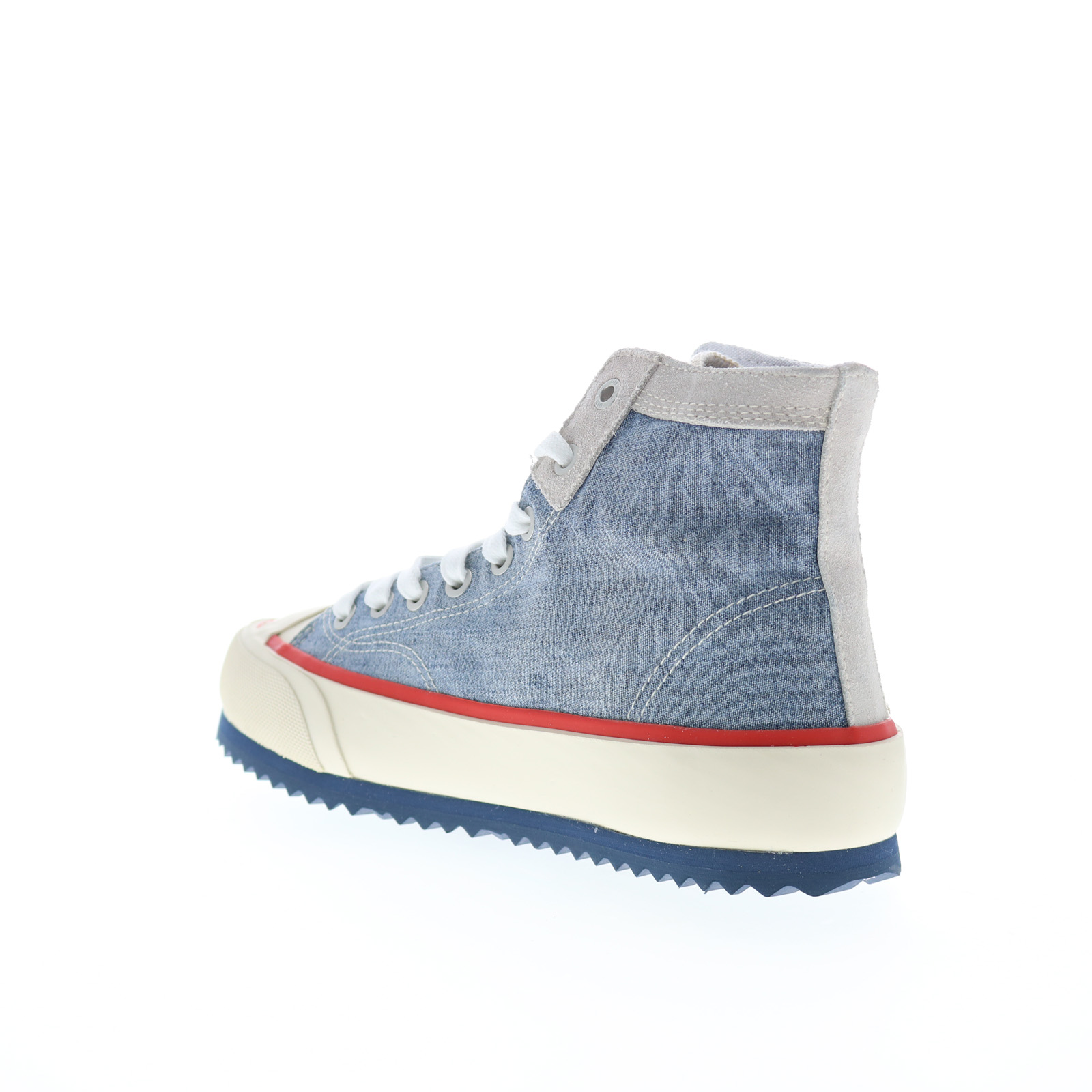 Diesel S-Principia Low W Women's Canvas Sneakers – Blue, Lace-Up, Low Top, Size M
