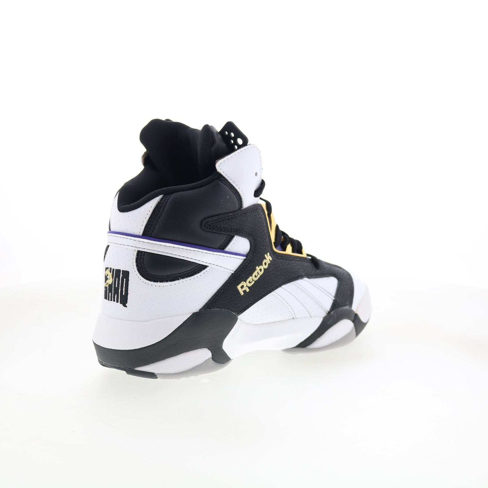 NEW Reebok Shaq Attaq Basketball Shoes Boots 100032830 White Black Gold Size 14 Reebok Shaq Attaq  main image 3