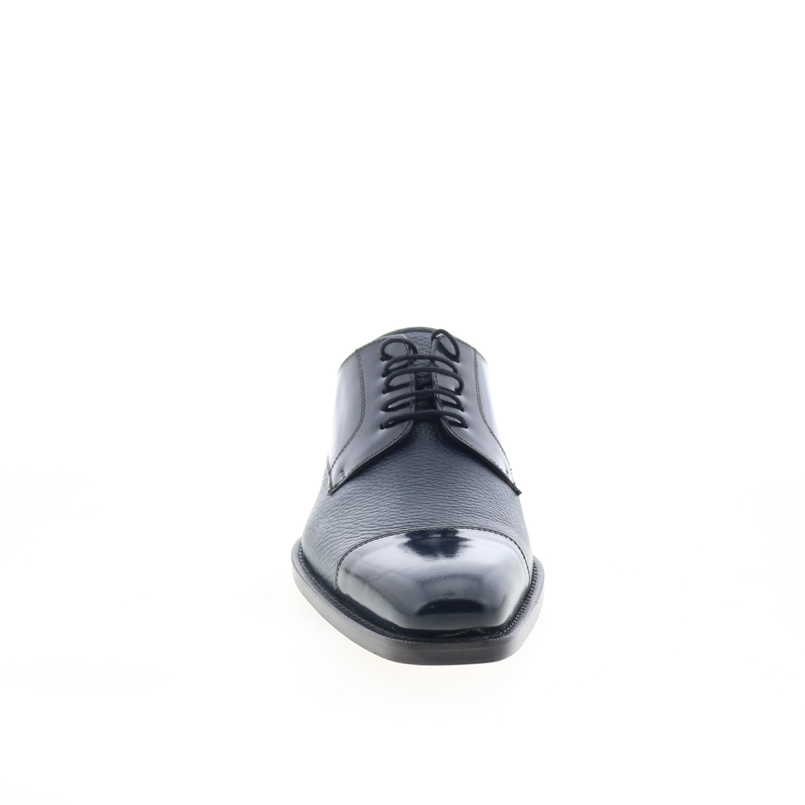 Mezlan Soka 15089 Herren Schwarz Leder Oxford-Schuhe & Schnürschuhe Kappe Zehe Schuhe - Bild 1 von 8