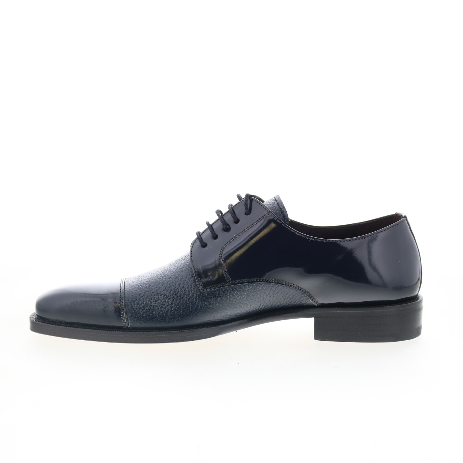 Mezlan Soka 15089 Herren Schwarz Leder Oxford-Schuhe & Schnürschuhe Kappe Zehe Schuhe - Bild 3 von 8