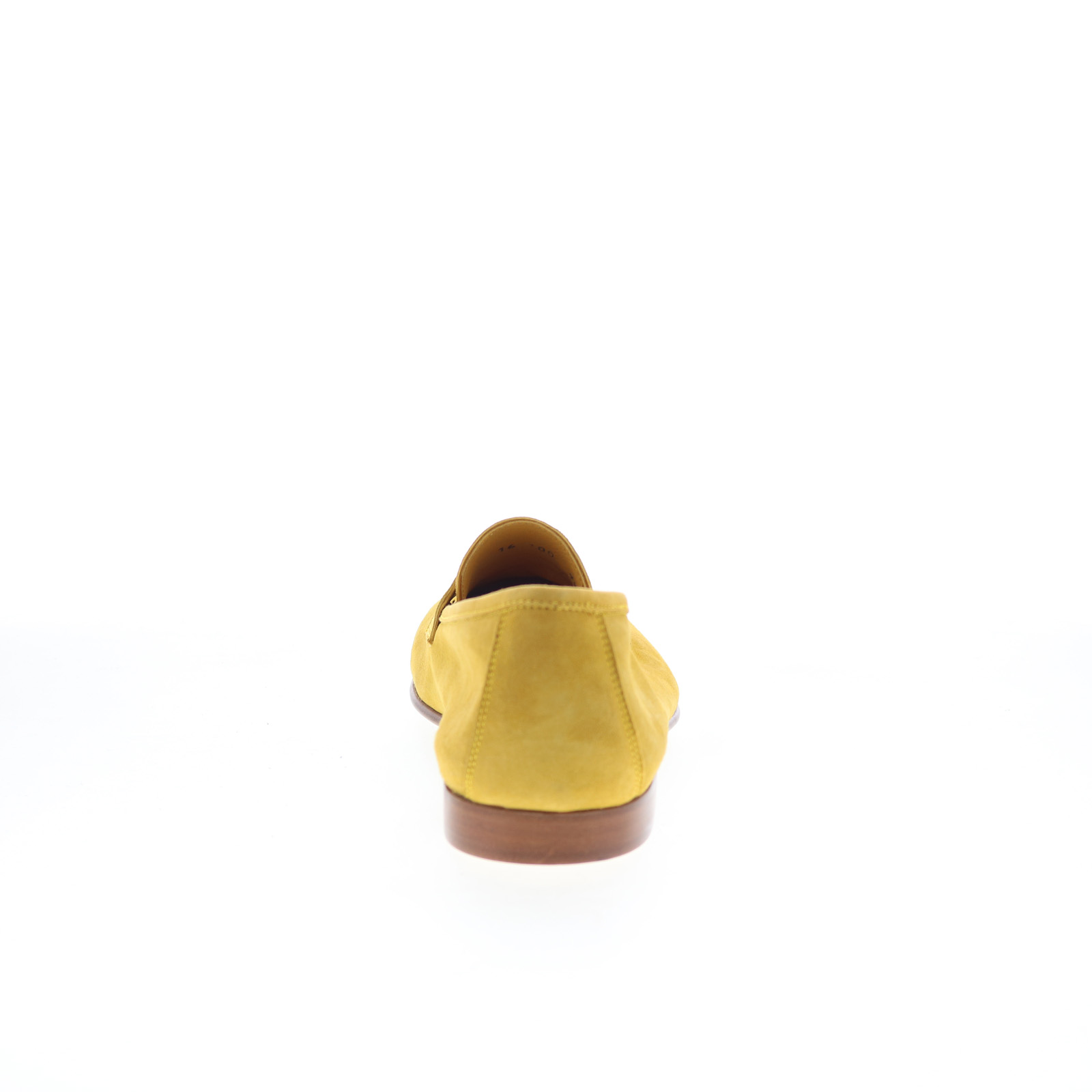 Zelli Italia Tasca Goat Suede Mens Yellow Loafers & Slip Ons 