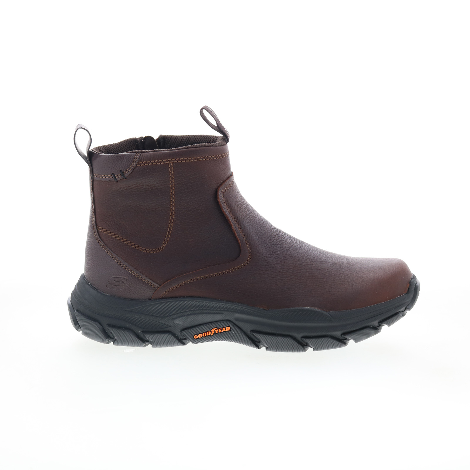 【美品】E'POR LIMITED MODEL Ree Large Skechers Respected Evanston 205176 Mens Brown Leather Casual