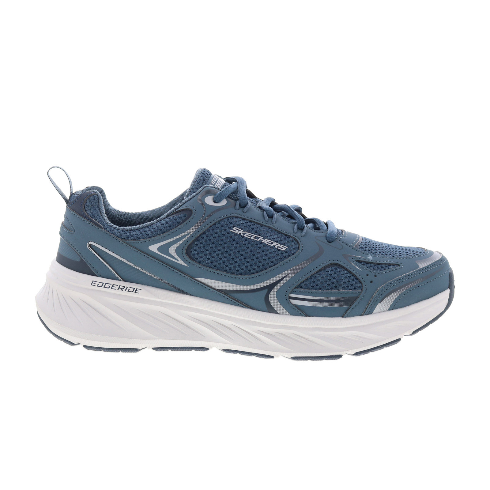 Skechers Edgeride Exodis Mens Blue Extra Wide Mesh Lifestyle