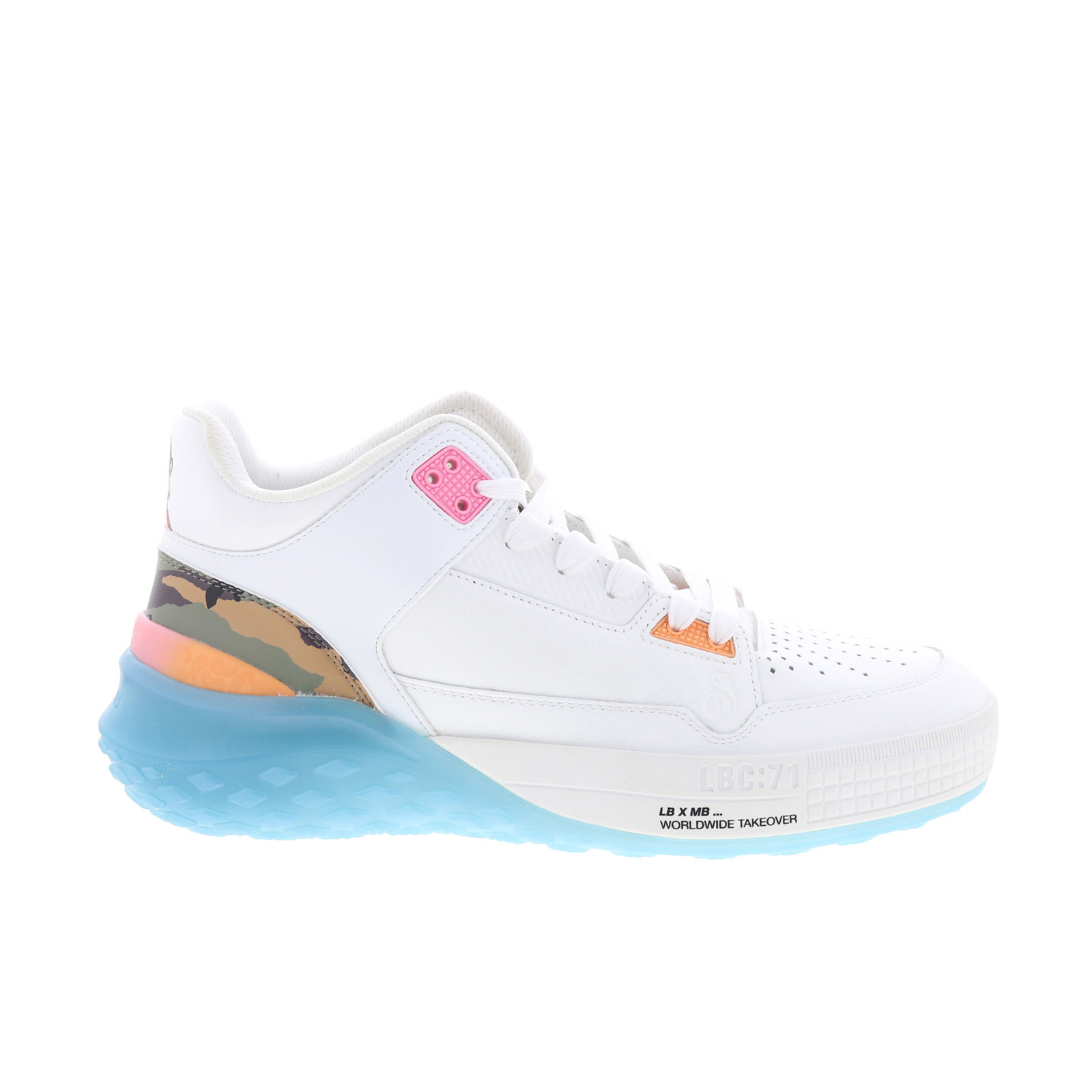 Skechers Sizzle Buckets Bombay Snoop Dogg 251181 Mens White