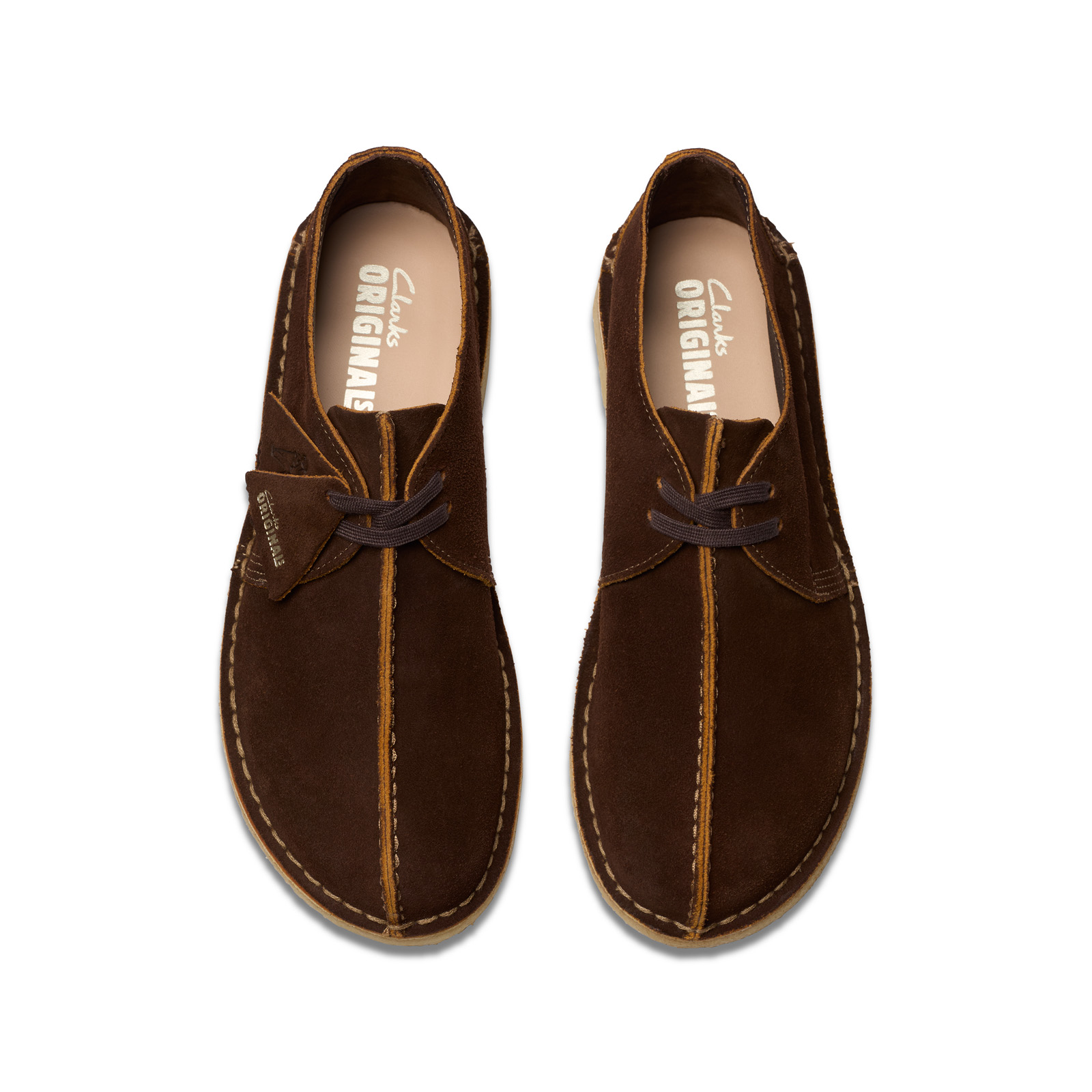 UNITED ARROWS CLARKS×BY DESERT TREK ７.５ Mens Clarks Desert Trek - Dark Ochre Suede, Size 7 US [261 74507