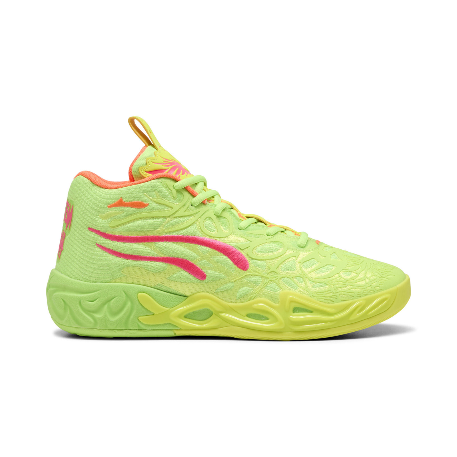 Puma LaMelo Ball MB.04 Gem 31142101 Mens Green Athletic Basketball Shoes - Picture 2 of 8