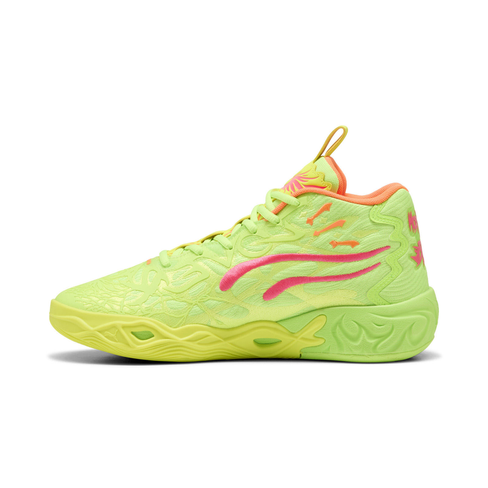 Puma LaMelo Ball MB.04 Gem 31142101 Mens Green Athletic Basketball Shoes